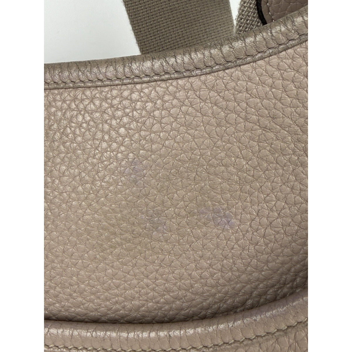 Hermes Evelyne III 29 Crossbody Bag in Taupe Clemence Leather 2010