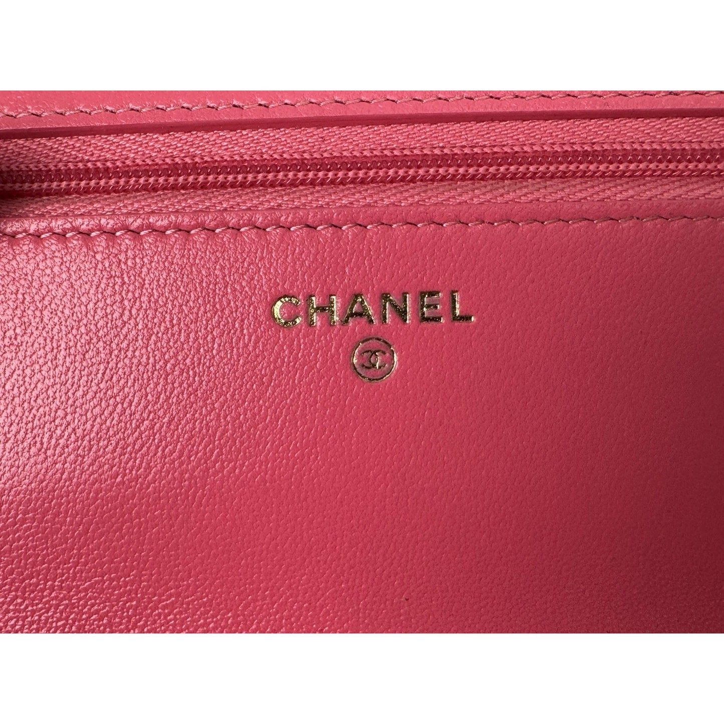 Chanel Heart Wallet on Chain Pink Leather with Gold Hardware C-6
