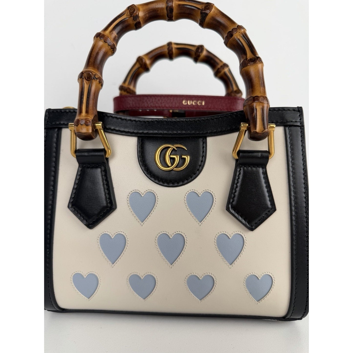 Gucci Lovelight Diana Tote Bag Mini Limited Edition in Multicolor Leather C-9