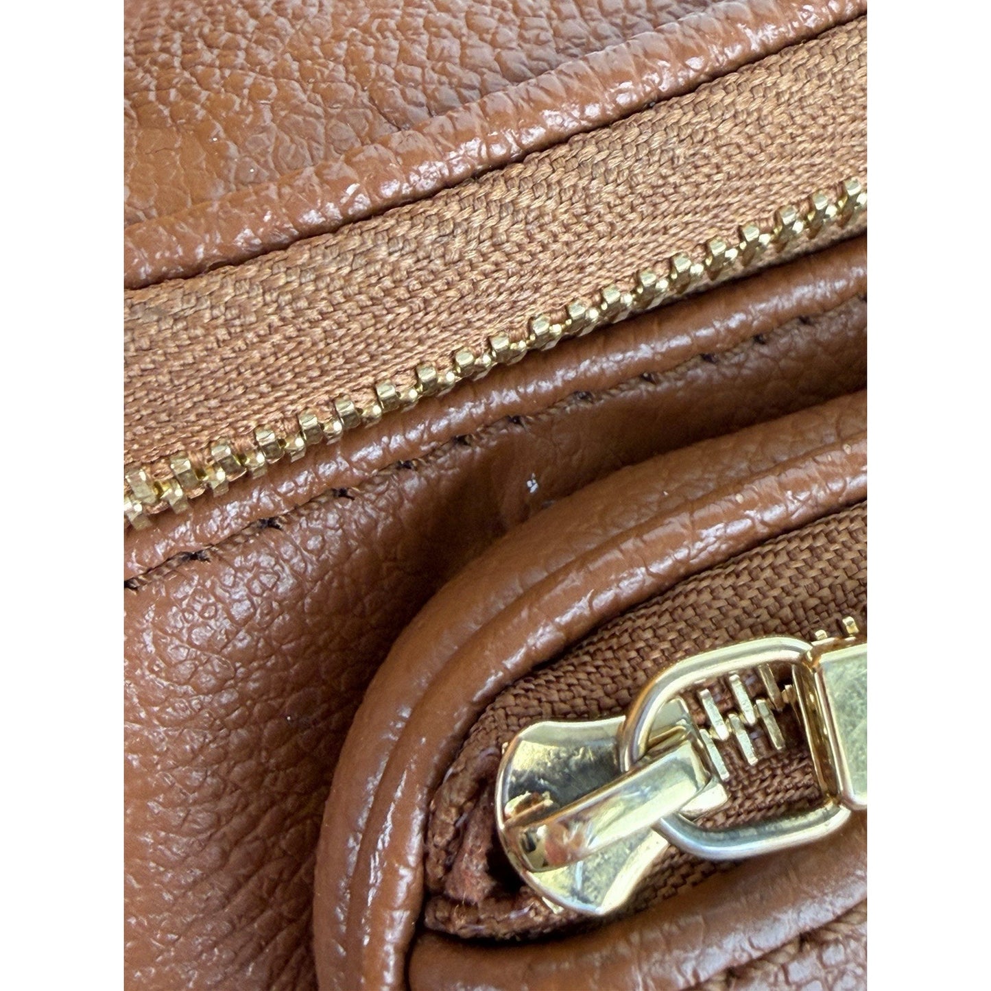 LOUIS VUITTON Mini Bumbag Empriente Leather Belt Bag Cognac NFC
