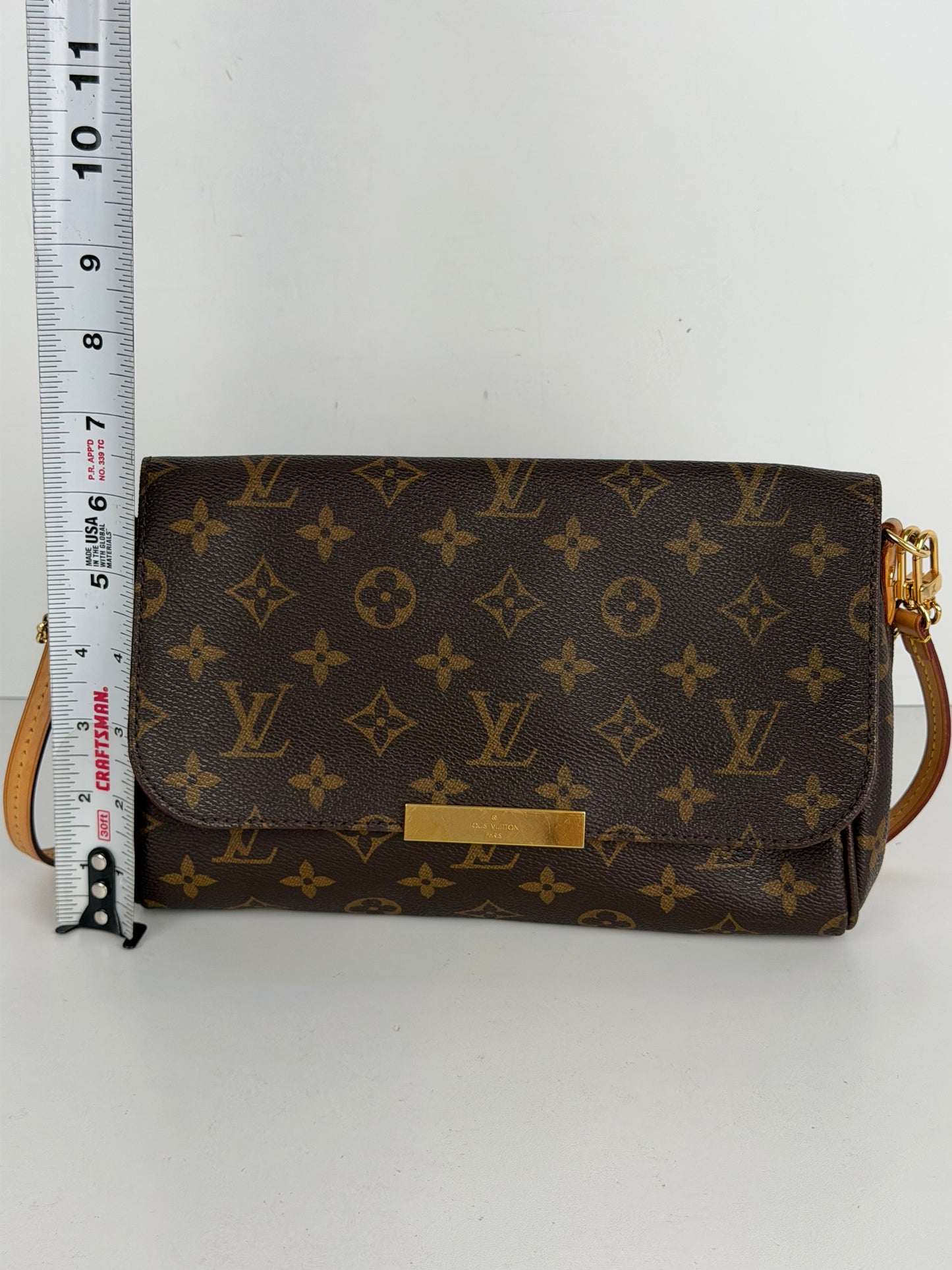 Louis Vuitton Favorite Bag MM in Brown LV Monogram Coated Canvas 2013 YS-10