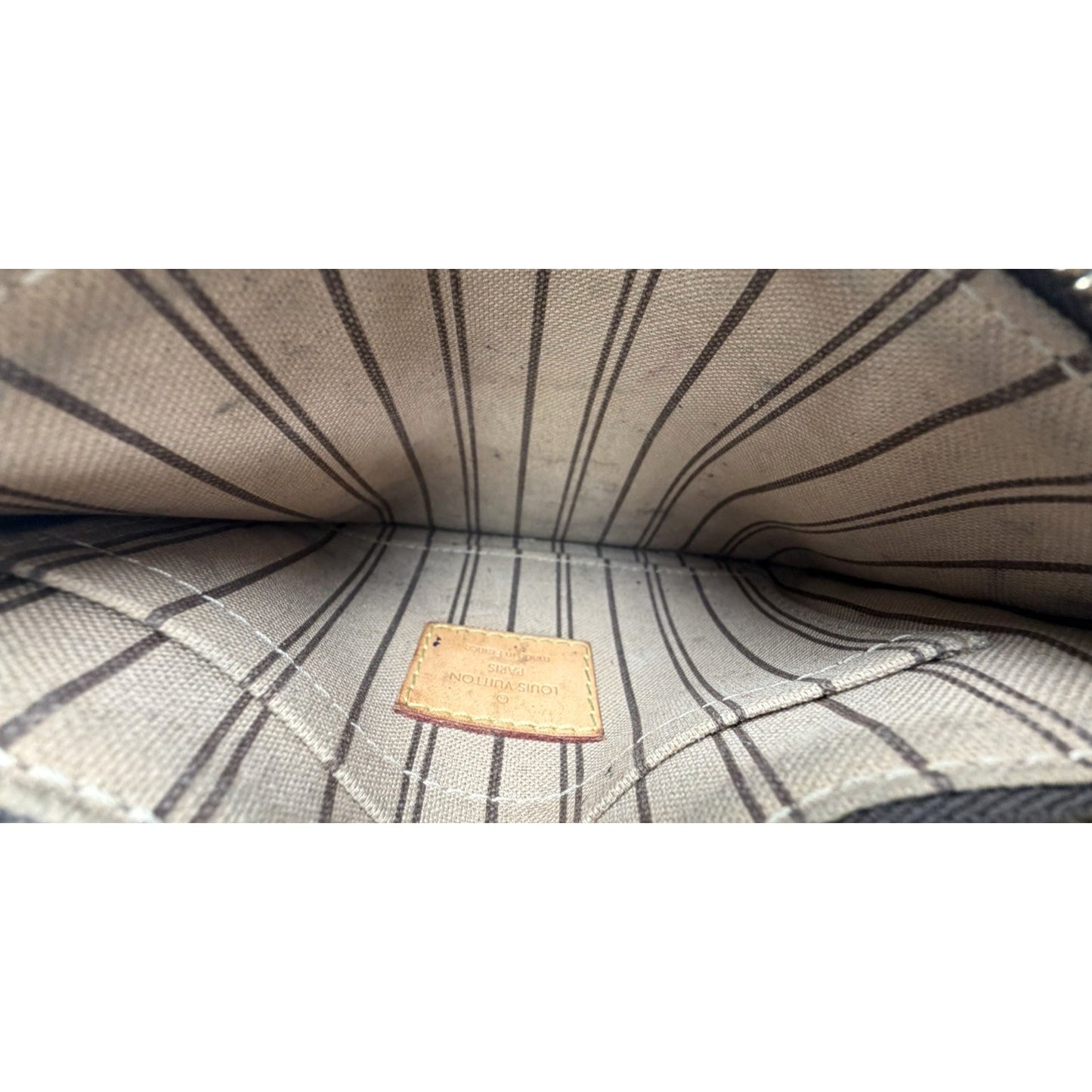 Louis Vuitton Neverfull PM Pouch/Bag in Brown Monogram Coated Canvas 2016 K-1