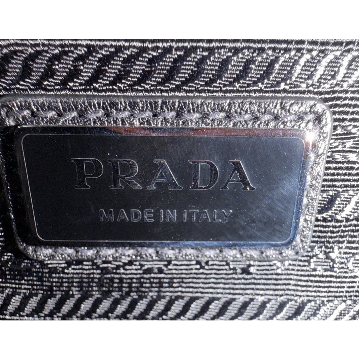 Prada Explore Leather Zip Messenger Bag in Black for Man Silver-Tone Hardware E4