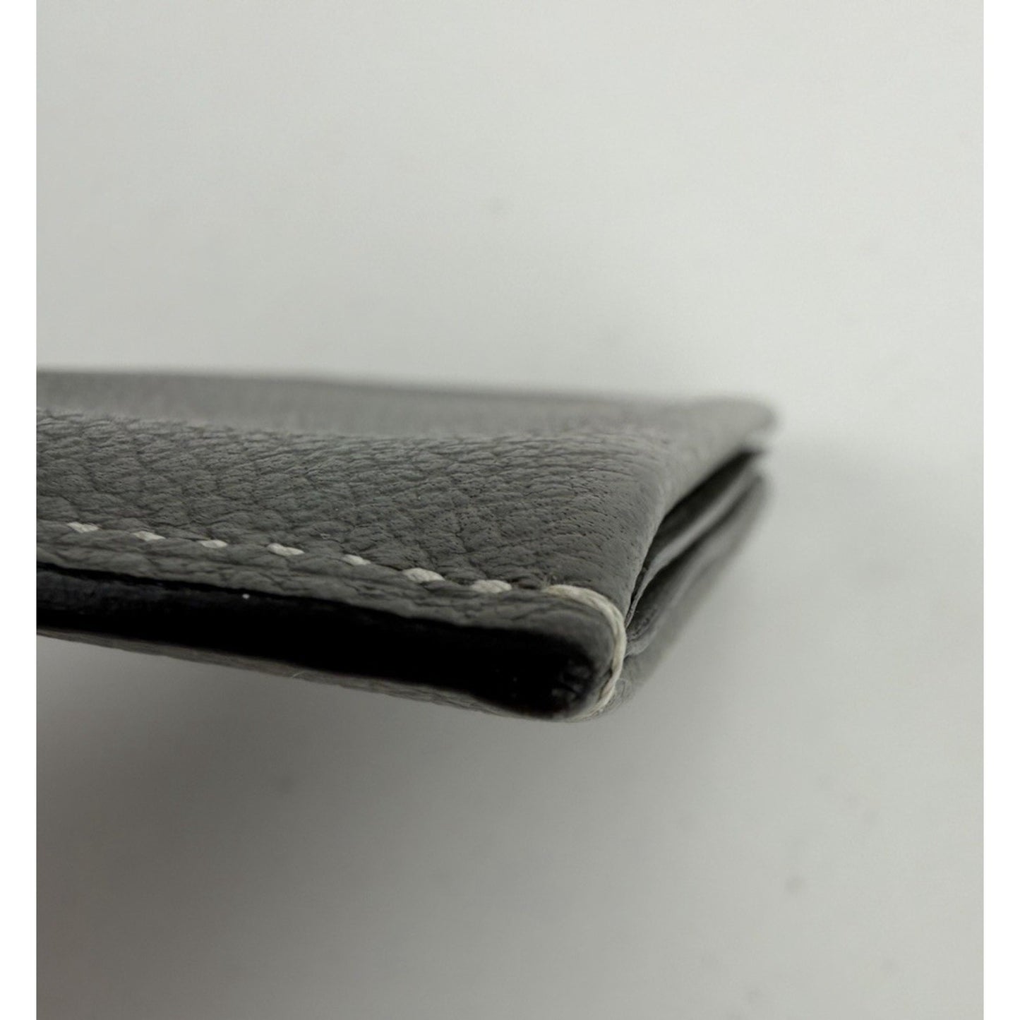 Hermes H Sellier Card Holder in Evercolor Calfskin Leather