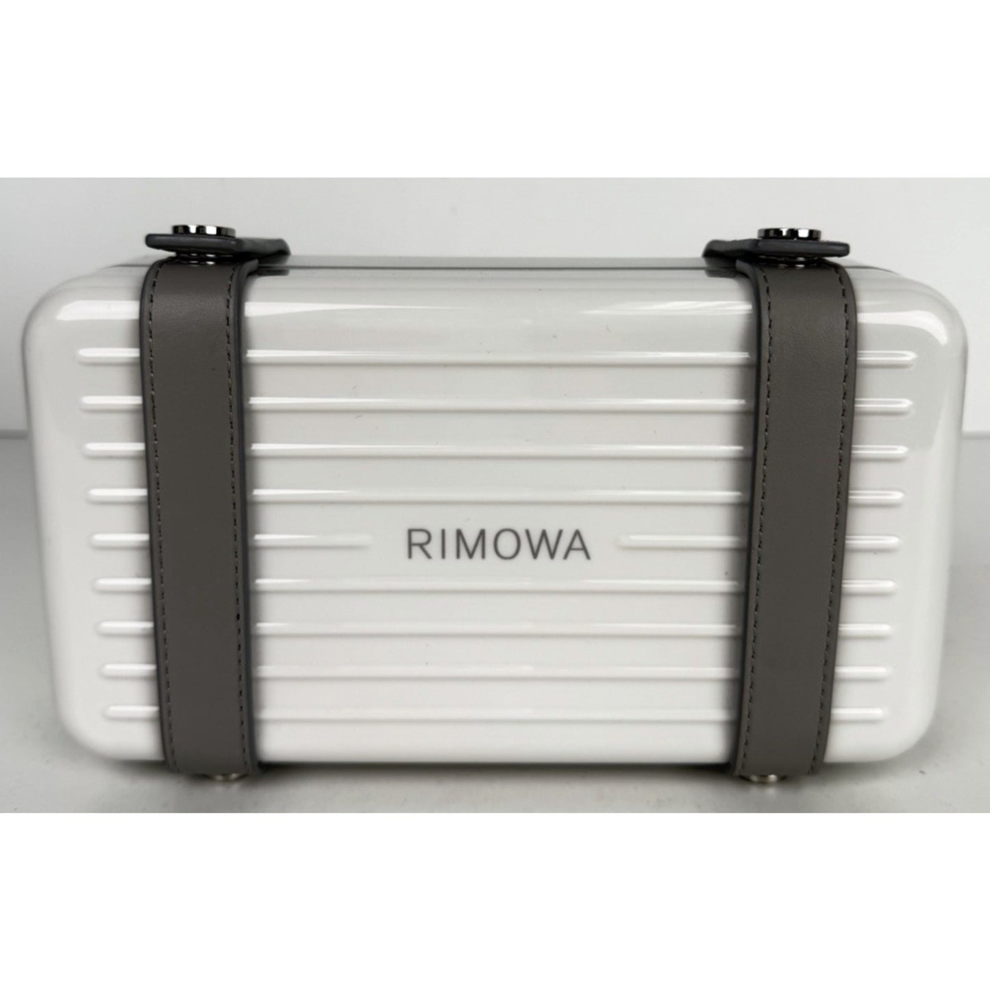 Rimowa Personal Polycarbonate Cross-Body Mini Bag in White S-08