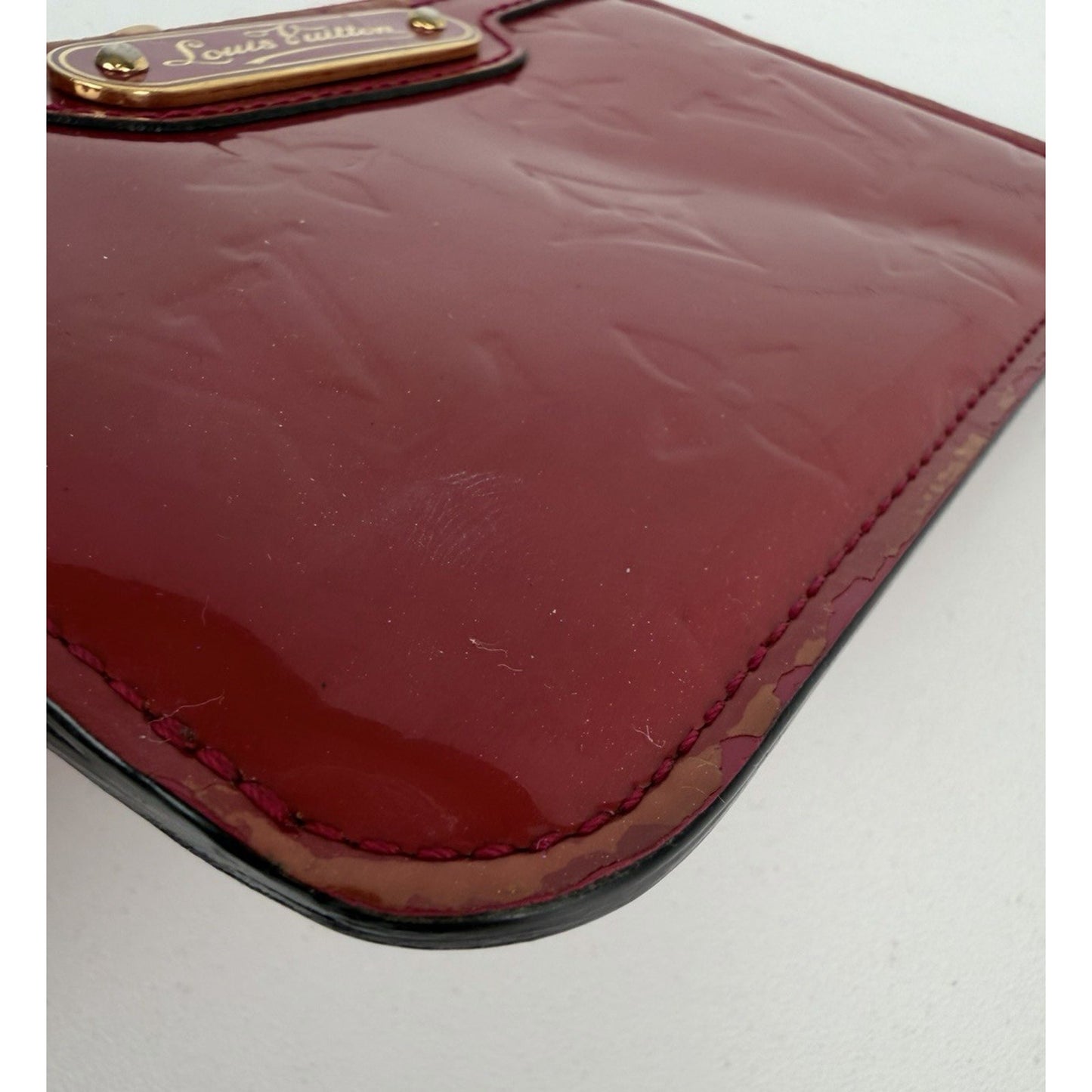 Louis Vuitton Pochette Cles NM Coin Purse in Rose Indien Monogram Vernis 2014