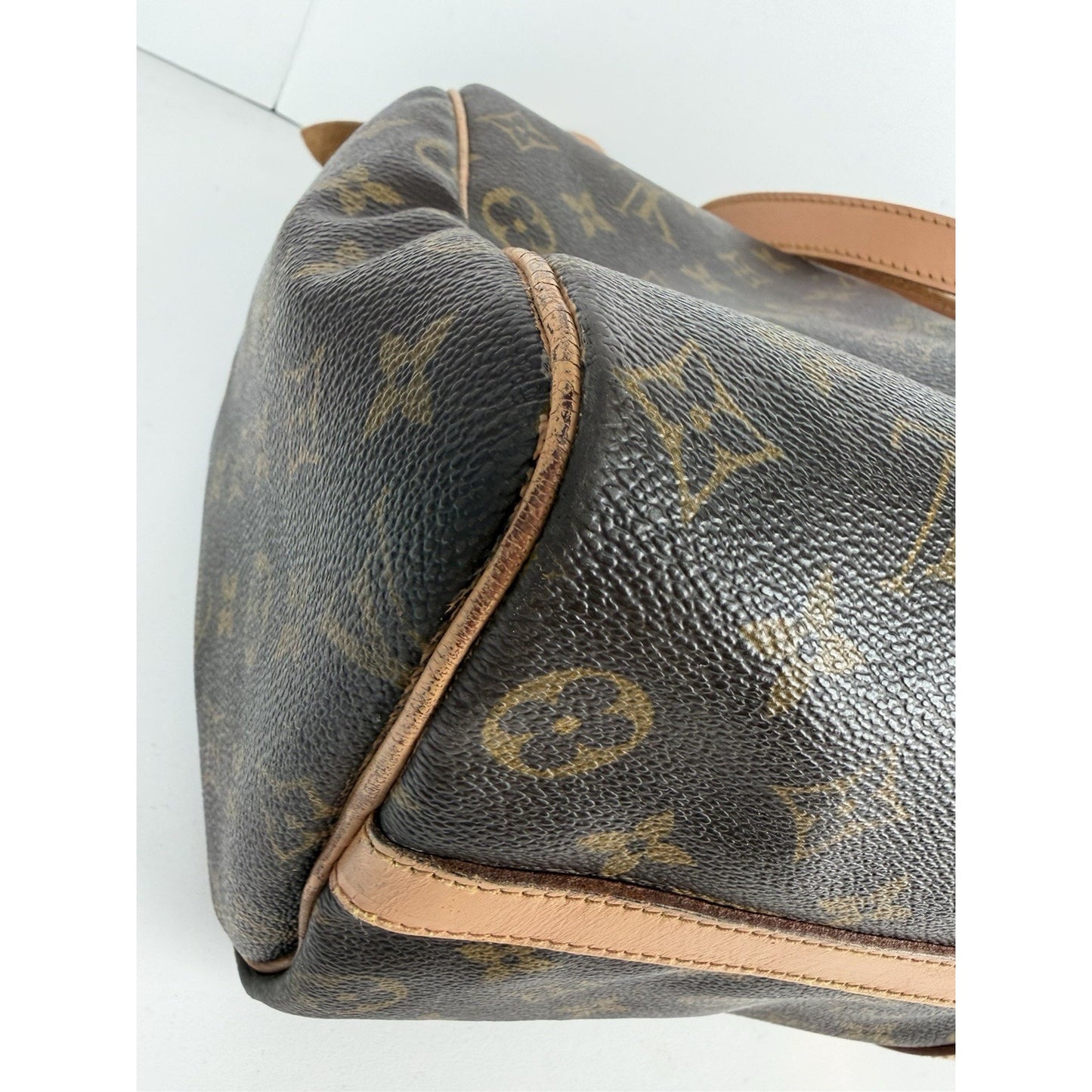 Louis Vuitton Monogram Sac Flanerie Bag Vintage Brown LV Monogram Canvas 1995 S