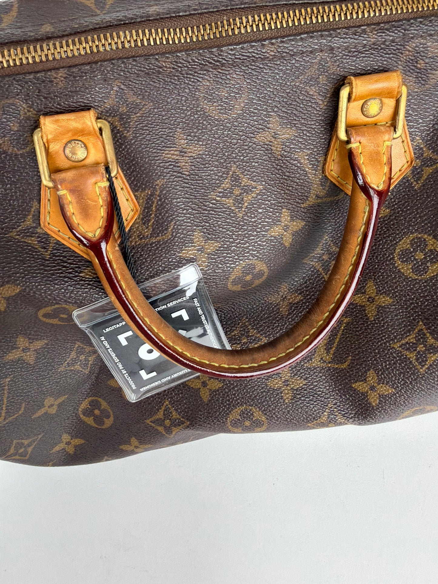 Louis Vuitton Speedy Bag 30 in Brown LV Monogram Coated Canvas 2007 YS