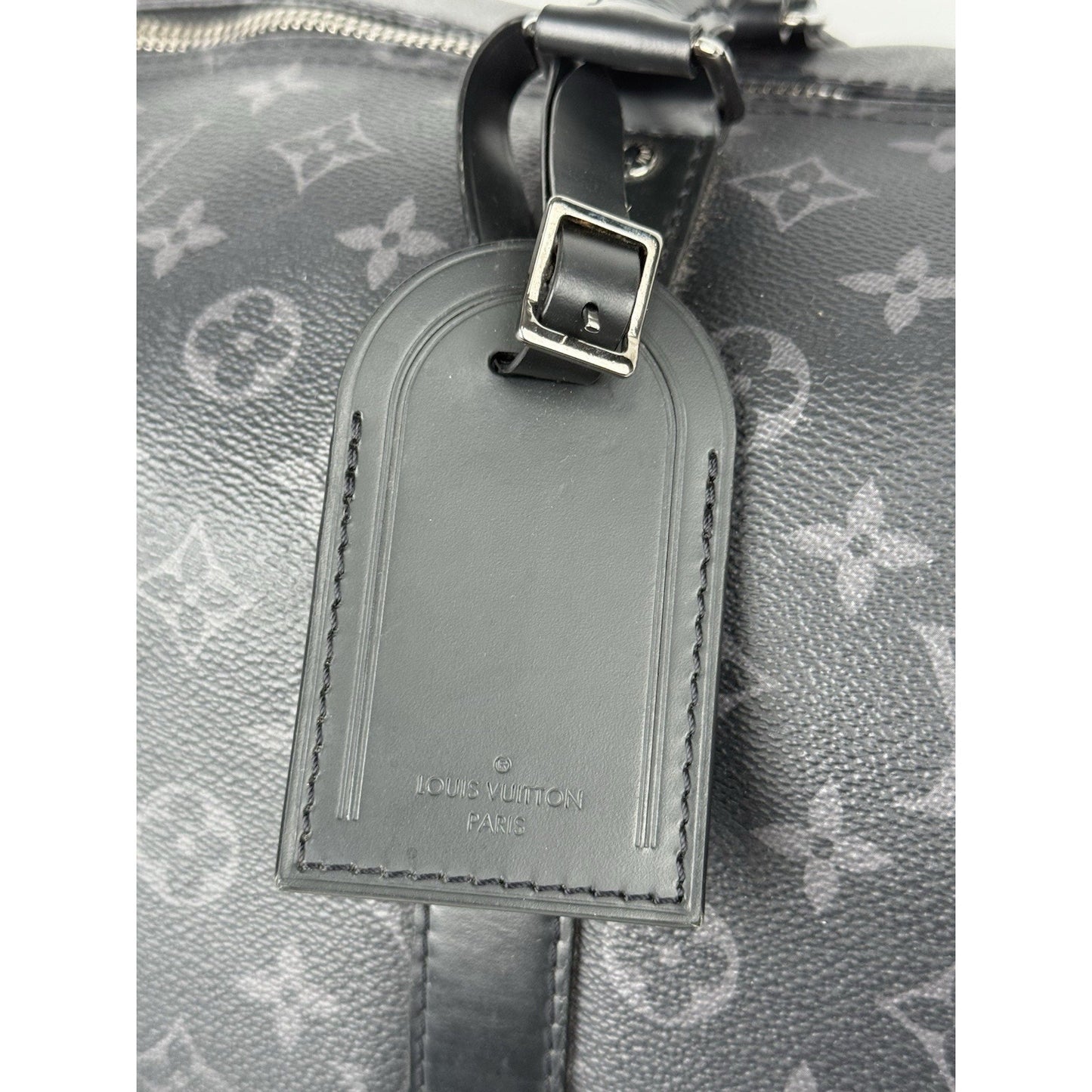Louis Vuitton Keepall Bandouliere 55 Damier Graphite Duffle Bag