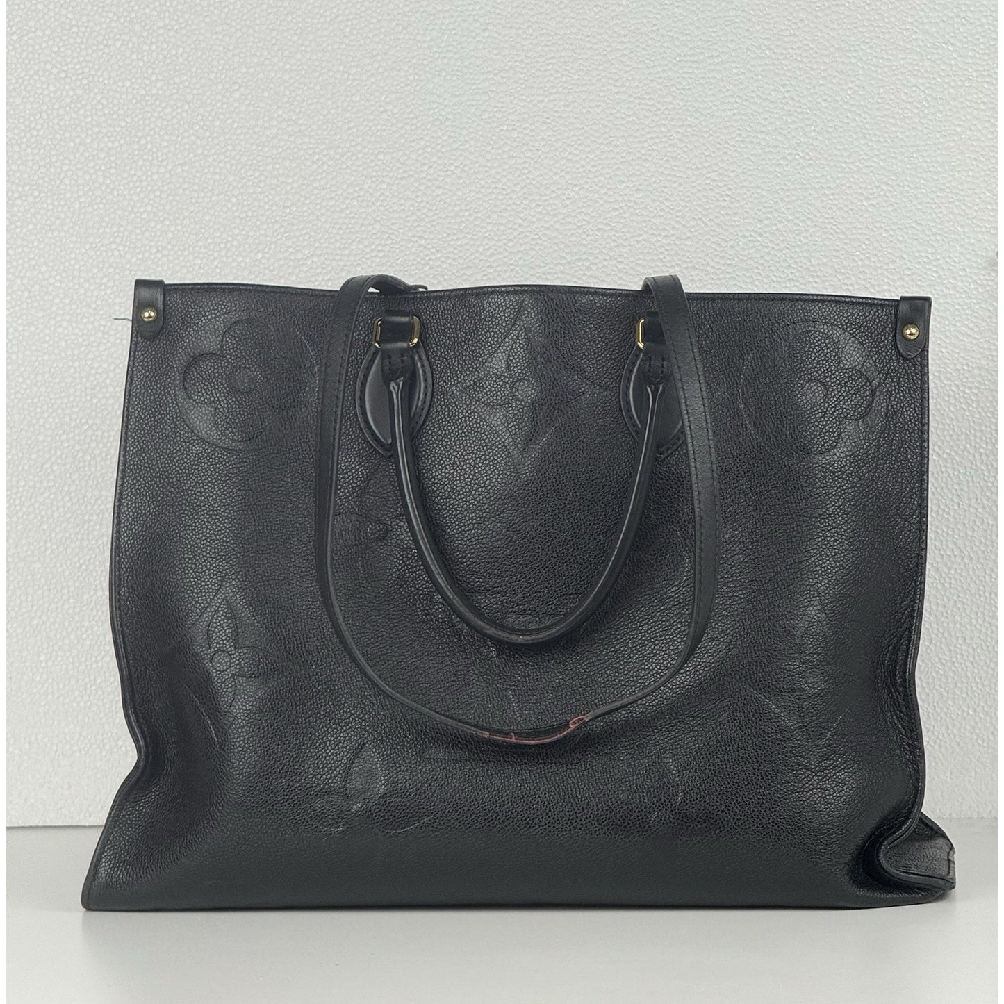 Louis Vuitton Black Monogram Empreinte Leather On The Go GM Bag