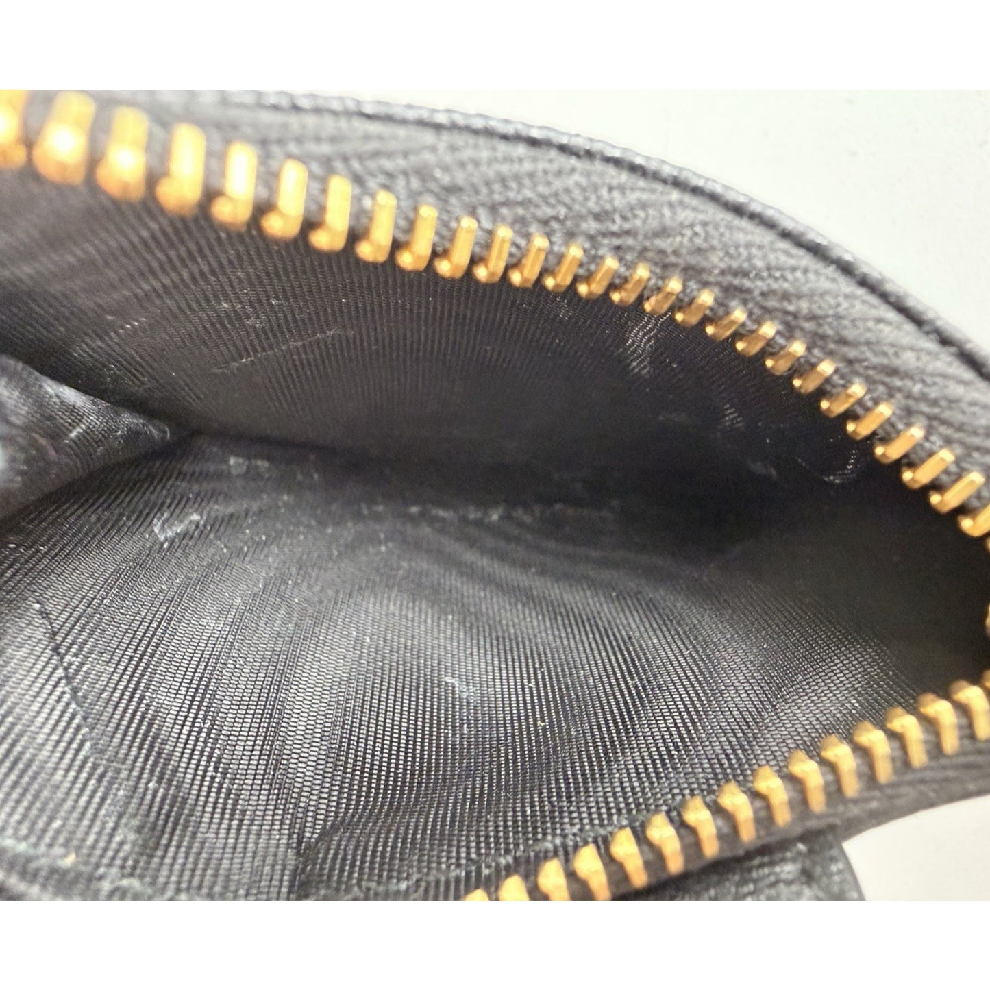 Prada Small Saffiano and Smooth Leather Bifold Wallet in Black