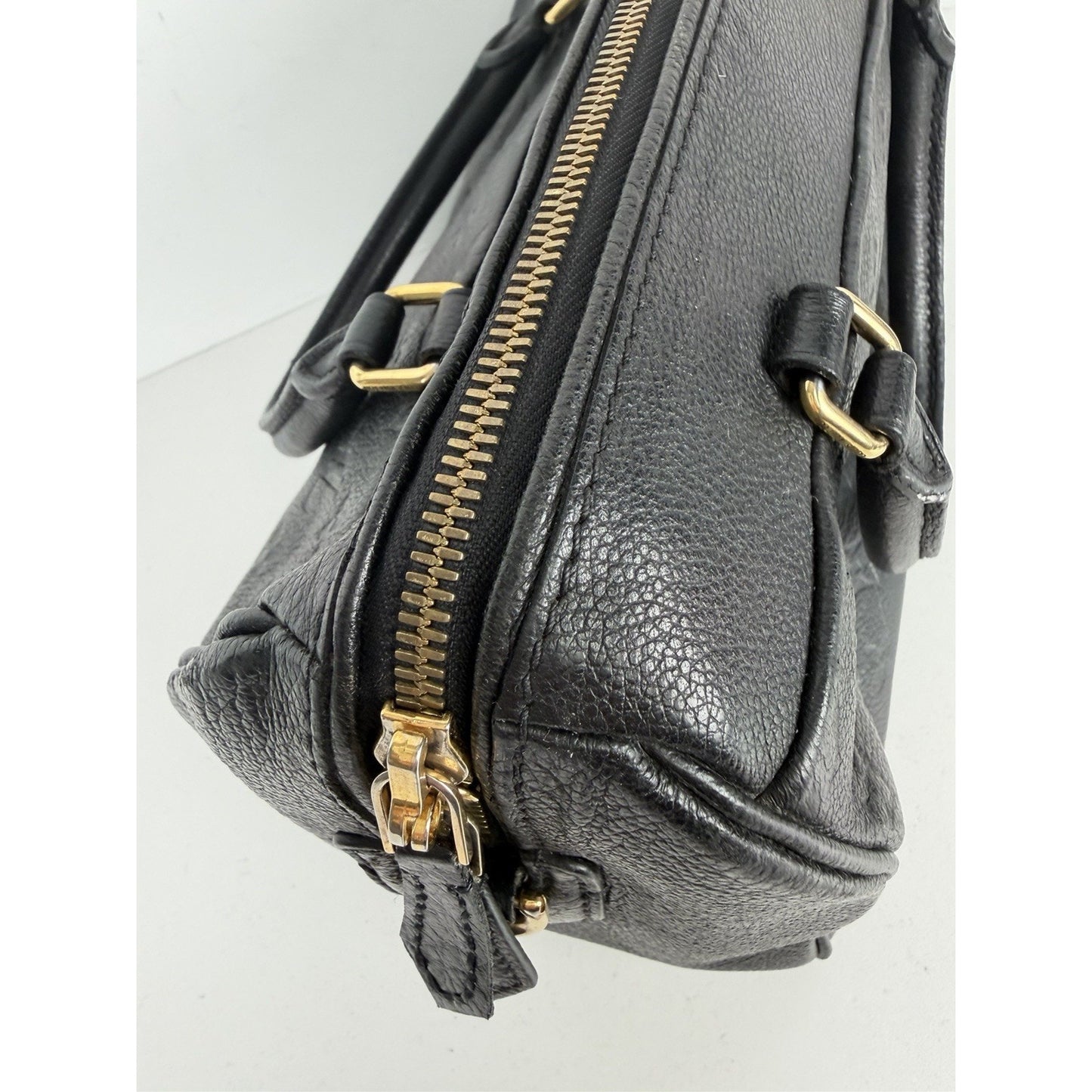 Louis Vuitton Speedy Bandouliere Bag 25 Black Monogram Leather 2016 S10