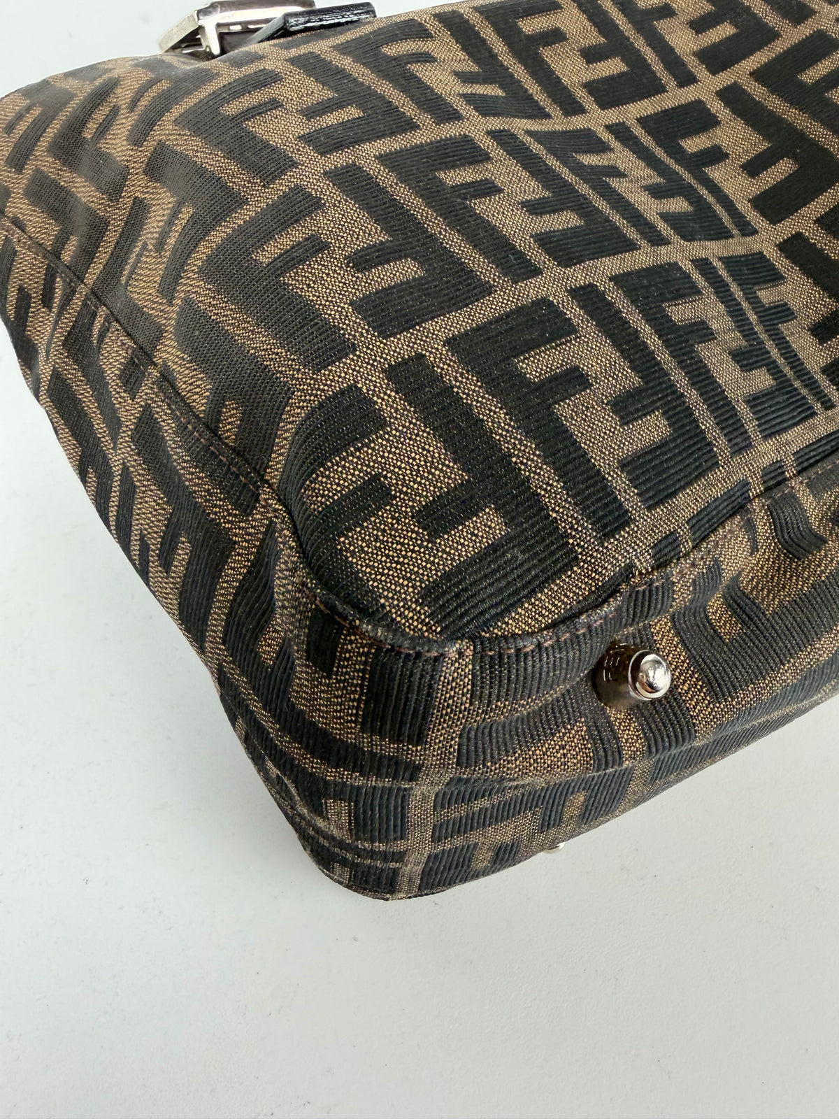 Fendi Zucca Monogram Tote Bag in FF Monogram Canvas Vintage