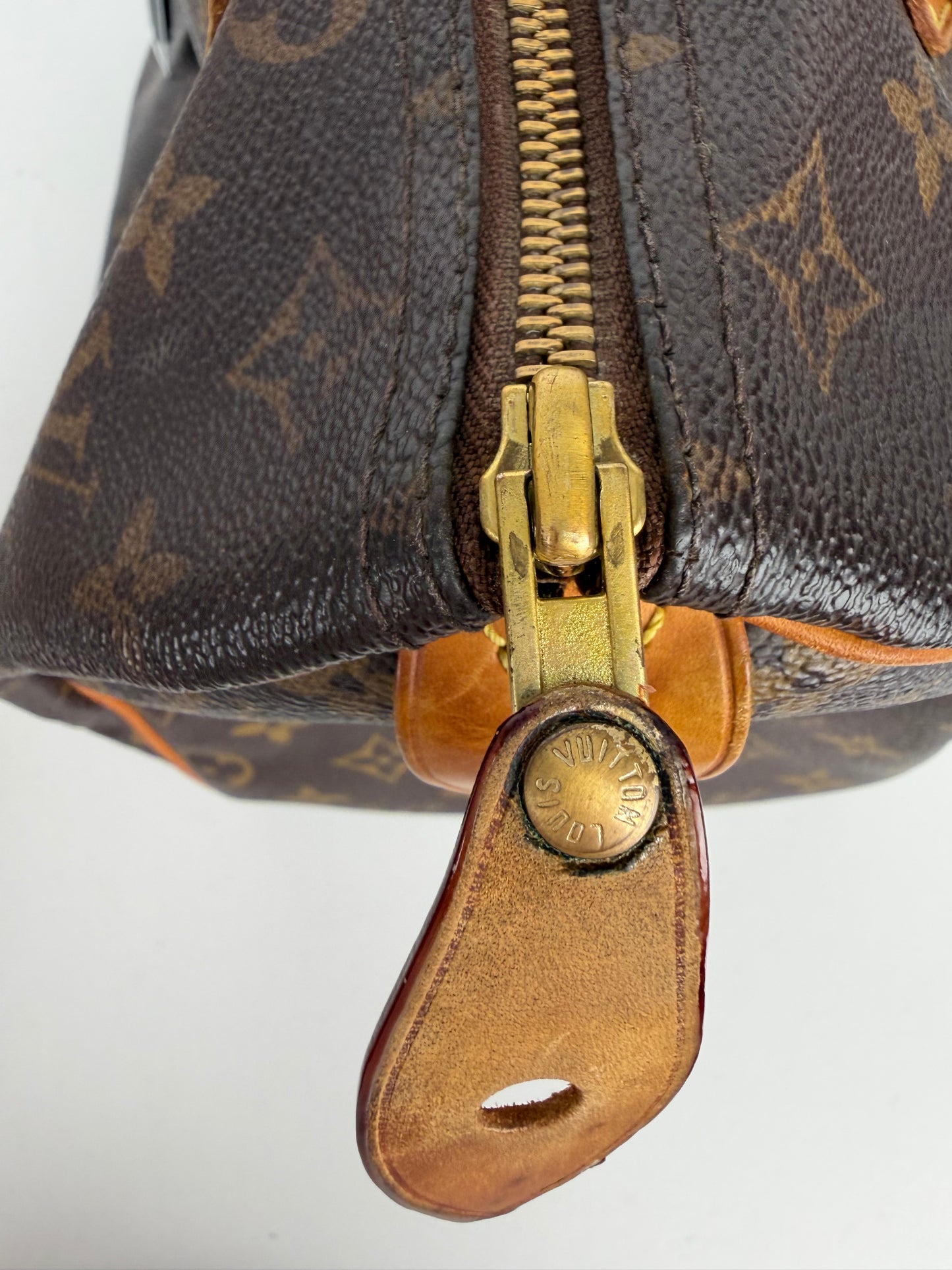 Louis Vuitton Speedy Bag 30 in Brown LV Monogram Coated Canvas 2007 YS
