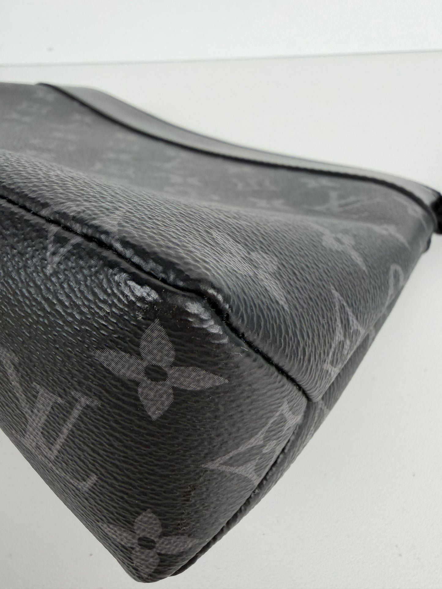Louis Vuitton Voyage Souple Pochette Bag in LV Monogram Eclipse Canvas NFC YS-10