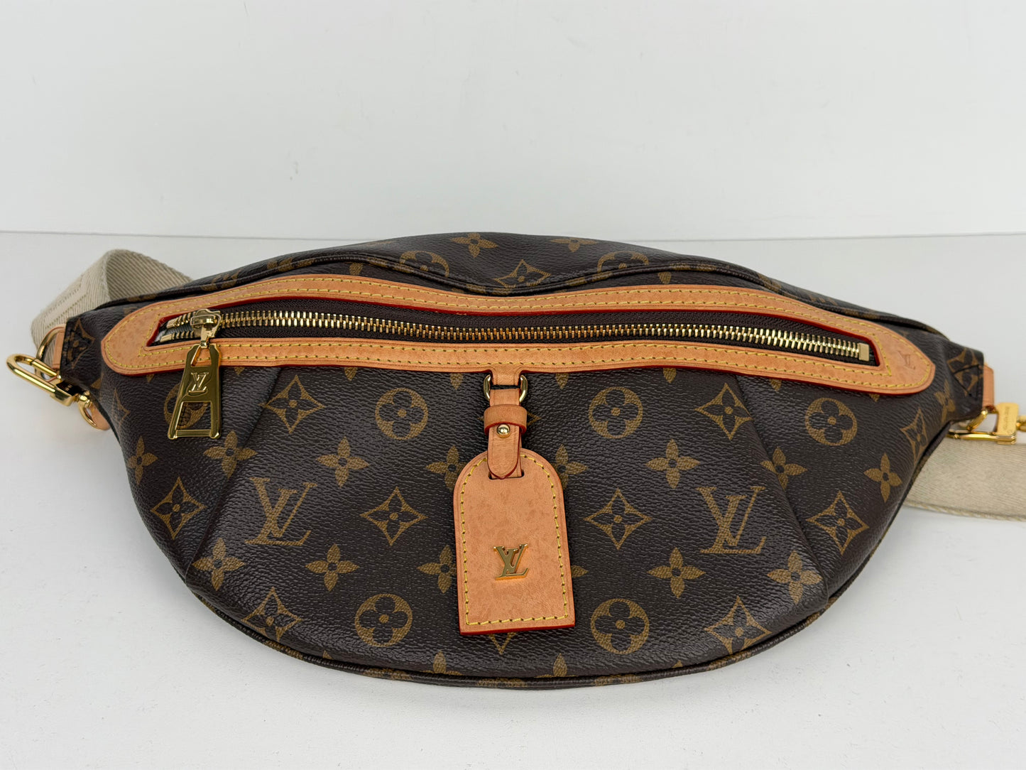 Louis Vuitton High Rise Bumbag in Monogram Coated Canvas NFC