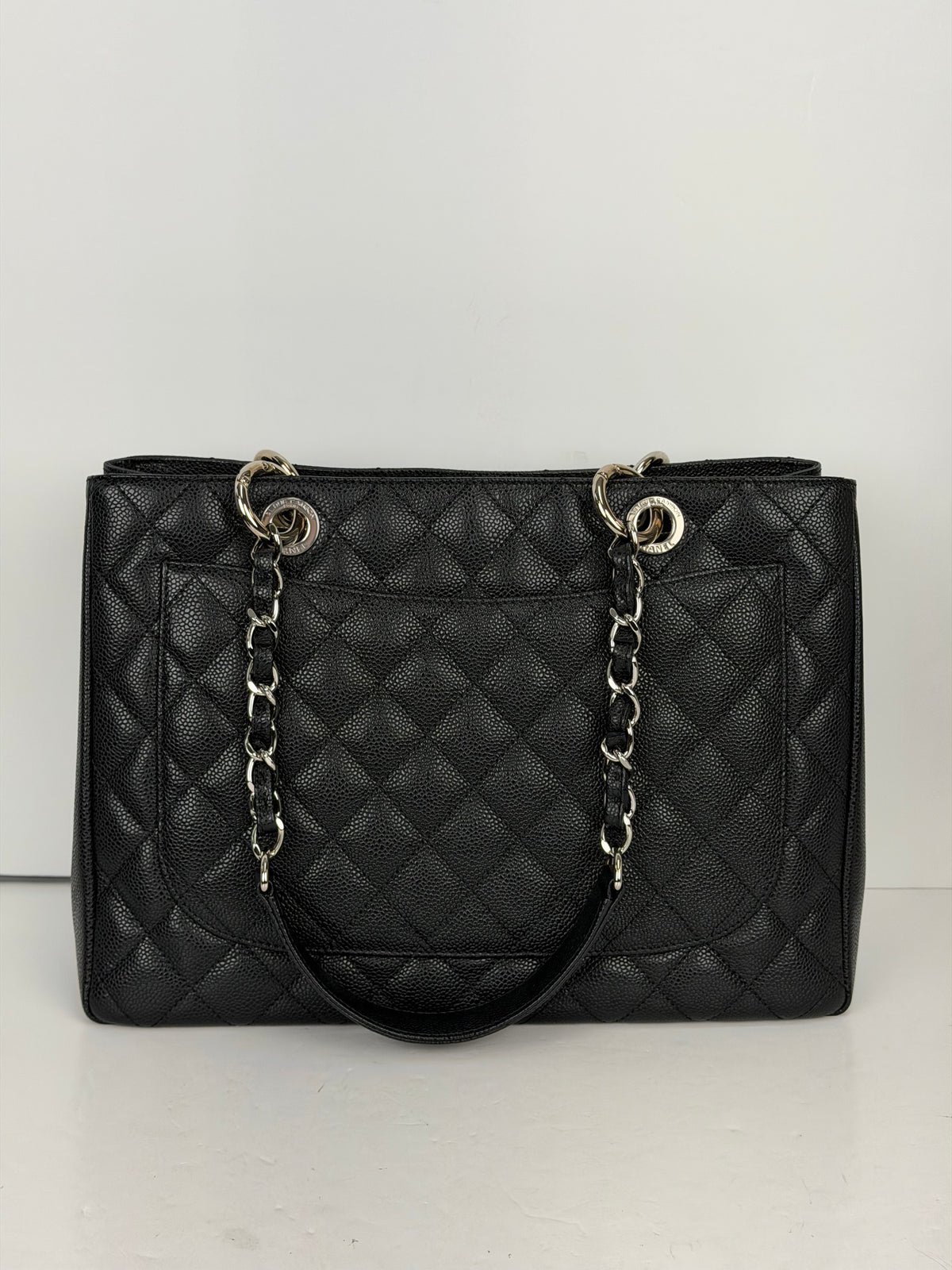 Chanel Grand Shopping Tote Bag in Black Caviar Leather 2010-2011 YF5