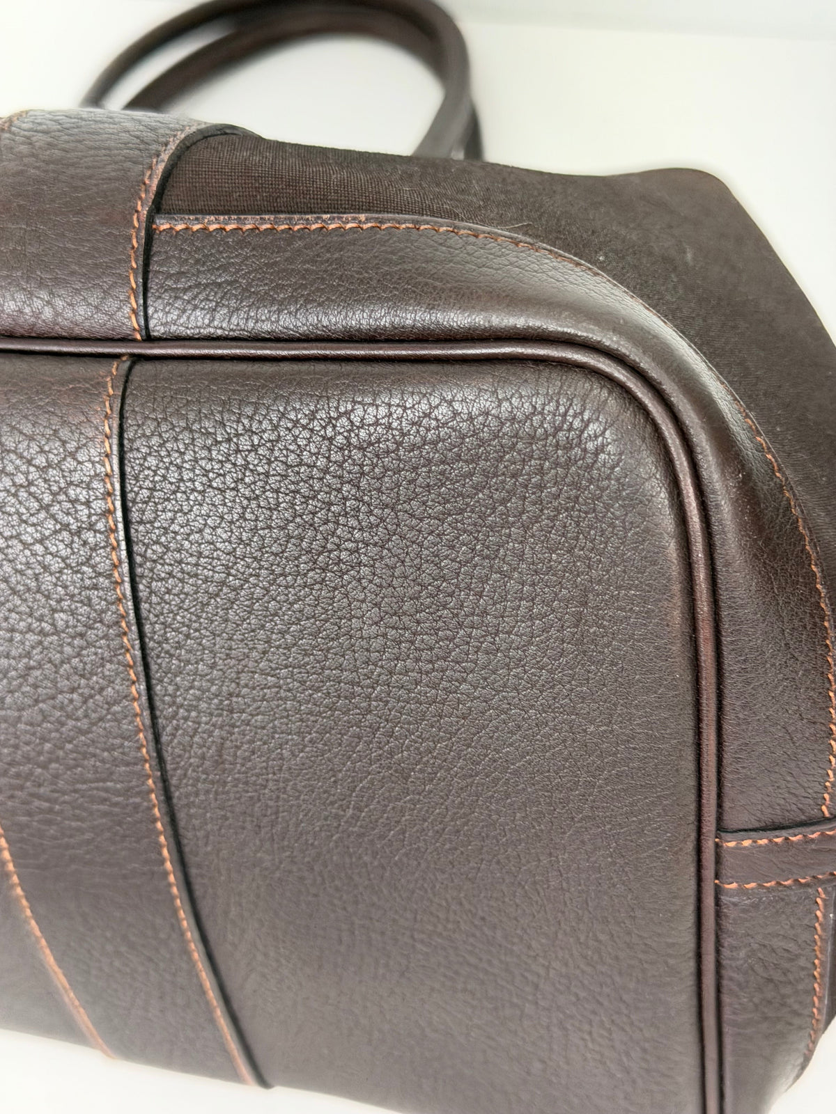 Hermes Toile Militaire Garden Party 36 Tote Bag Vintage in Brown Canvas 2004 YU-3