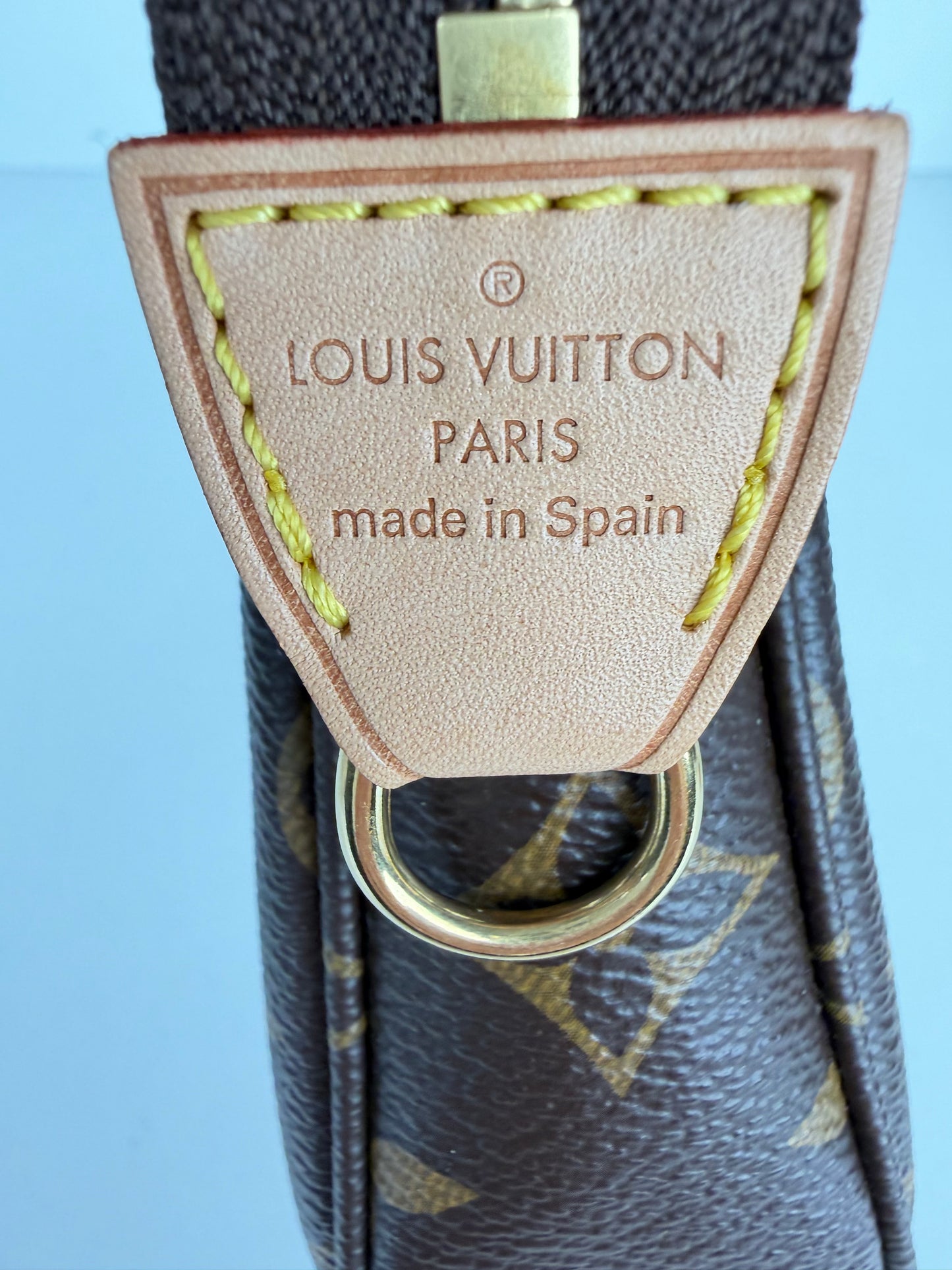 Louis Vuitton Pochette Accessoires Bag NM in Brown LV Monogram Coated Canvas NFC YS-13