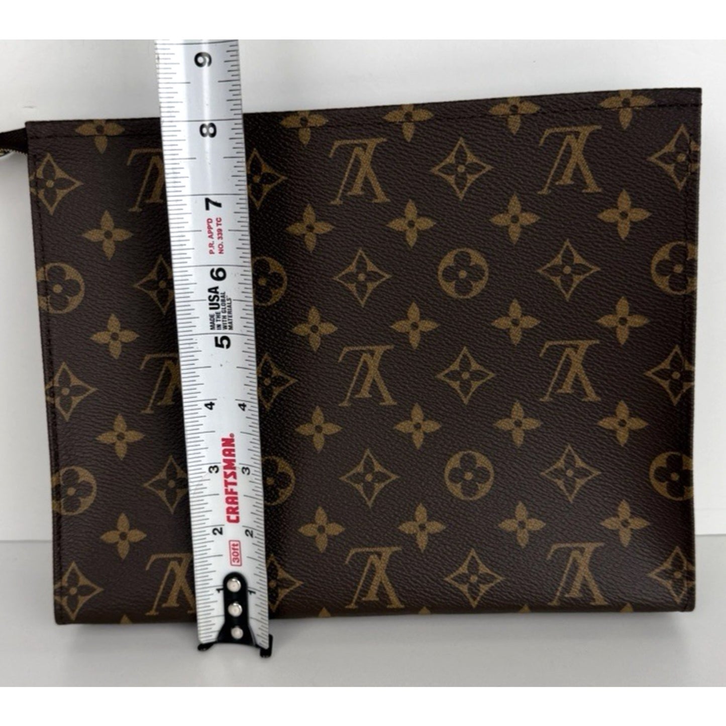 Louis Vuitton Toiletry Pouch Bag 26 in Brown Monogram Coated Canvas NFC S