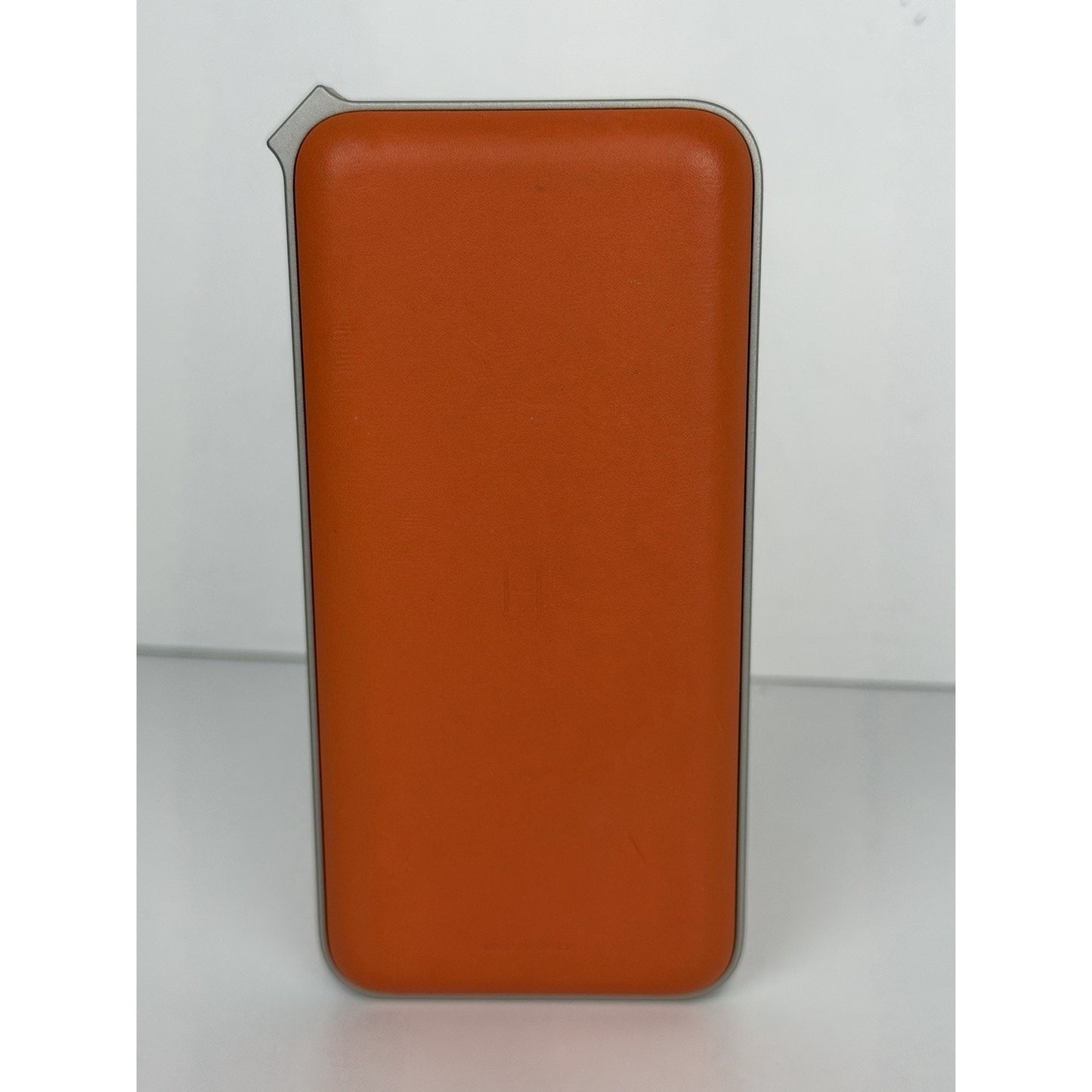 Hermes Volt'H Maxi Power Bank Orange Swift Calfskin Leather & Aluminum Frame K3