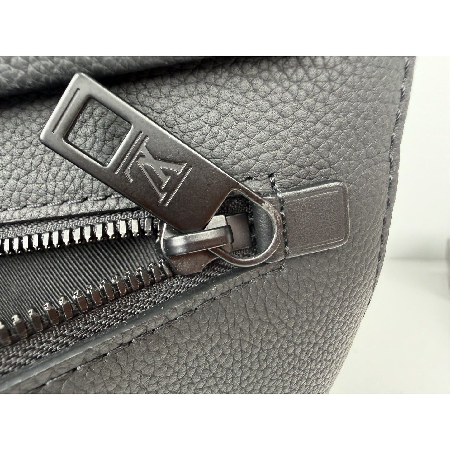 Louis Vuitton Fastline Backpack in Black Grained Calfskin Leather NFC S