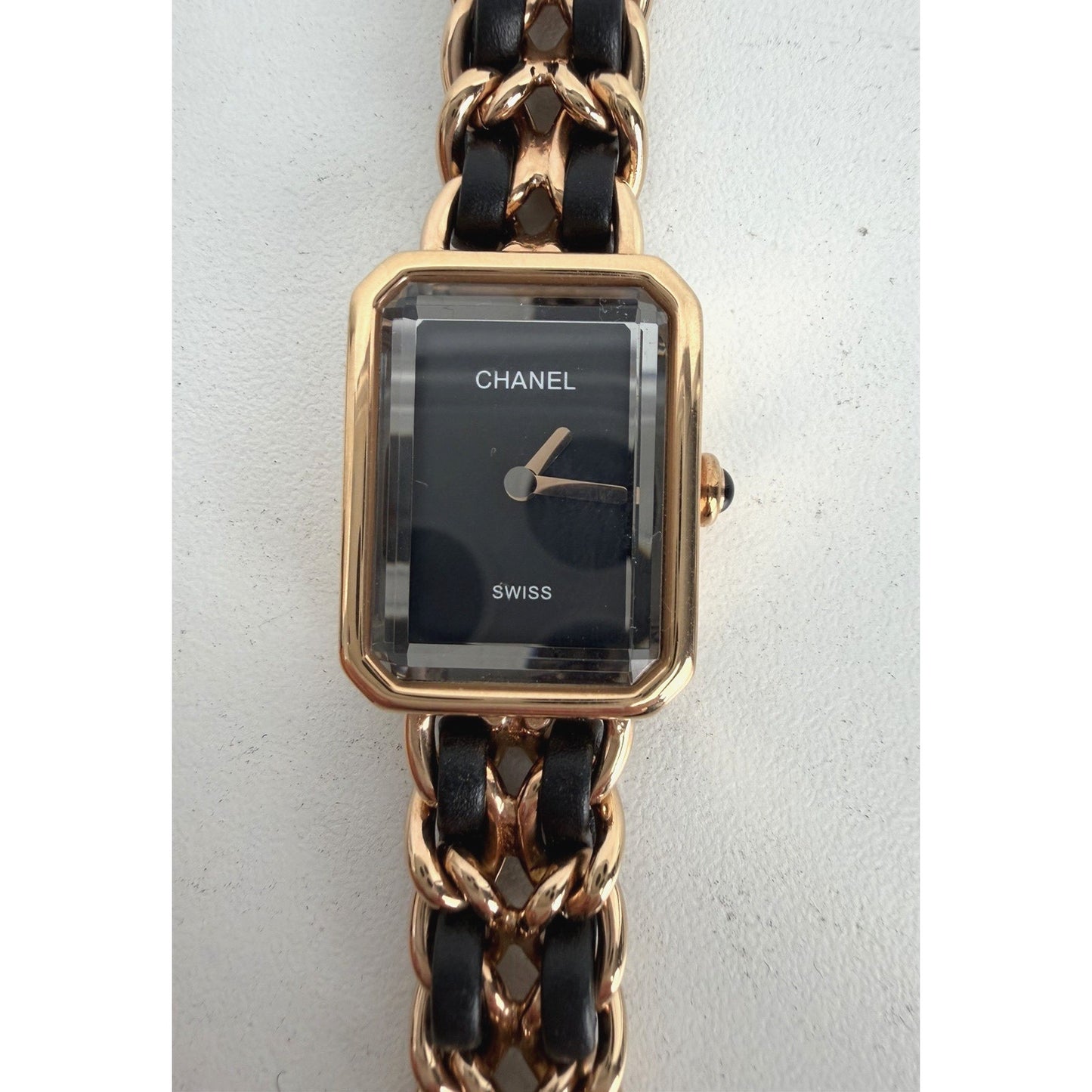 Chanel Premiere Edition Originale Watch Rose Gold Plated Quartz Swiss Made 7in