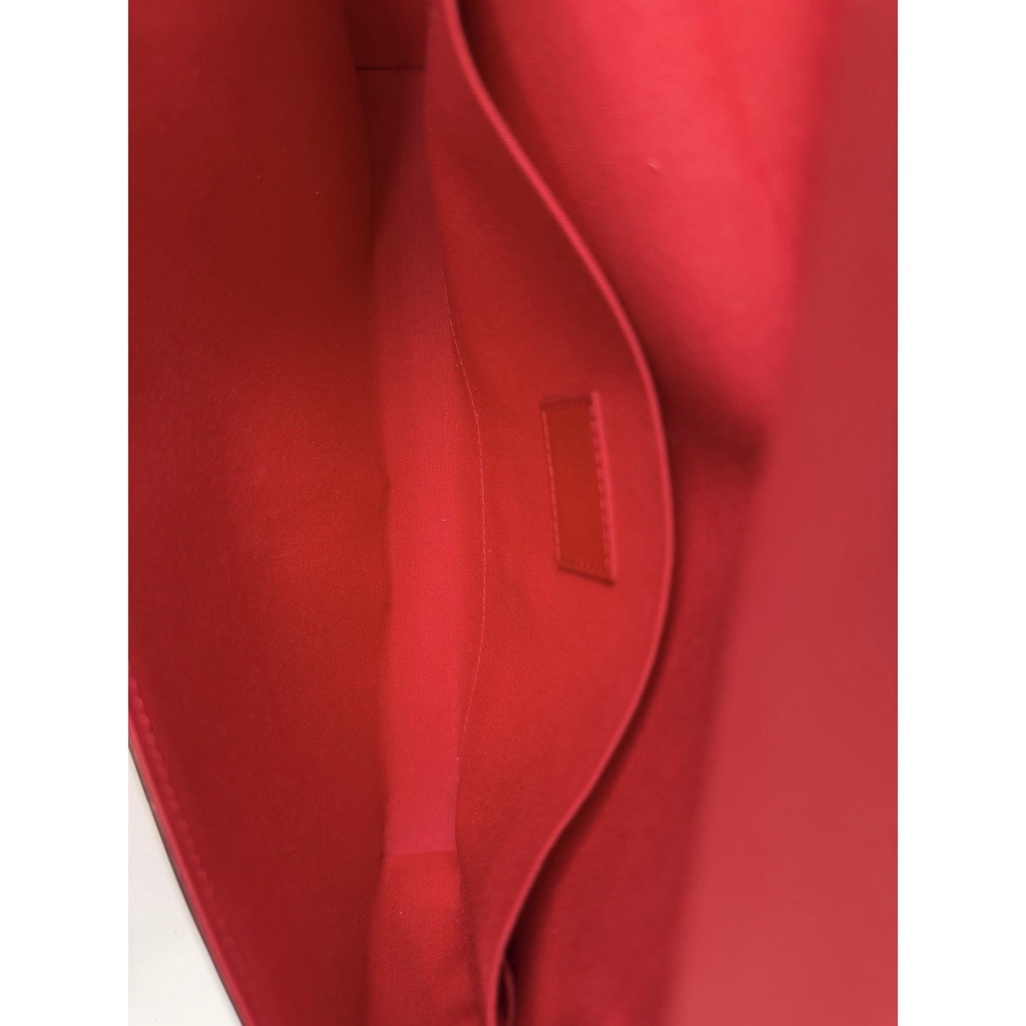 Louis Vuitton Monogram Vernis Pochette Felicie in Red Patent Leather 2016 S12