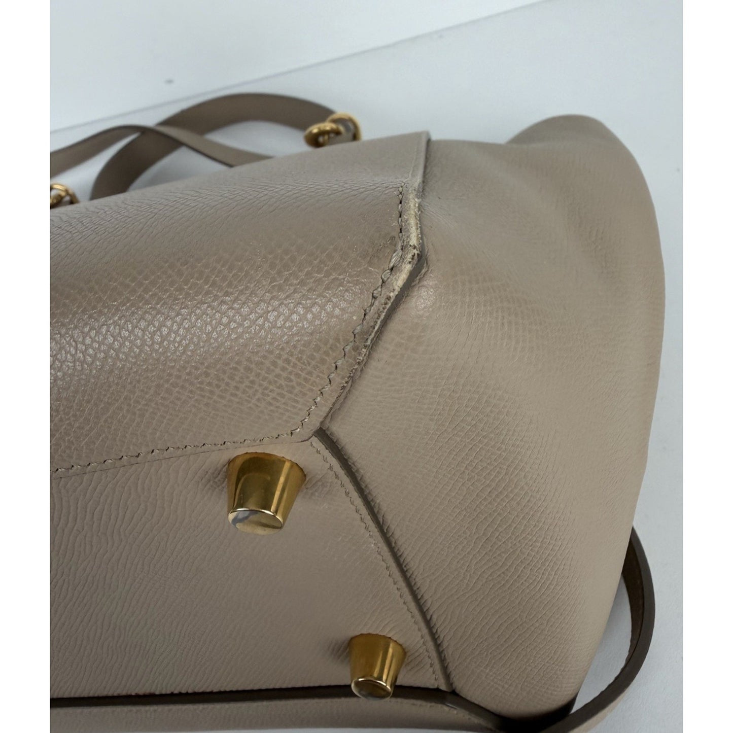 Celine by Phoebe Philo Belt Bag Large in Neutral Leather with Knot Details S