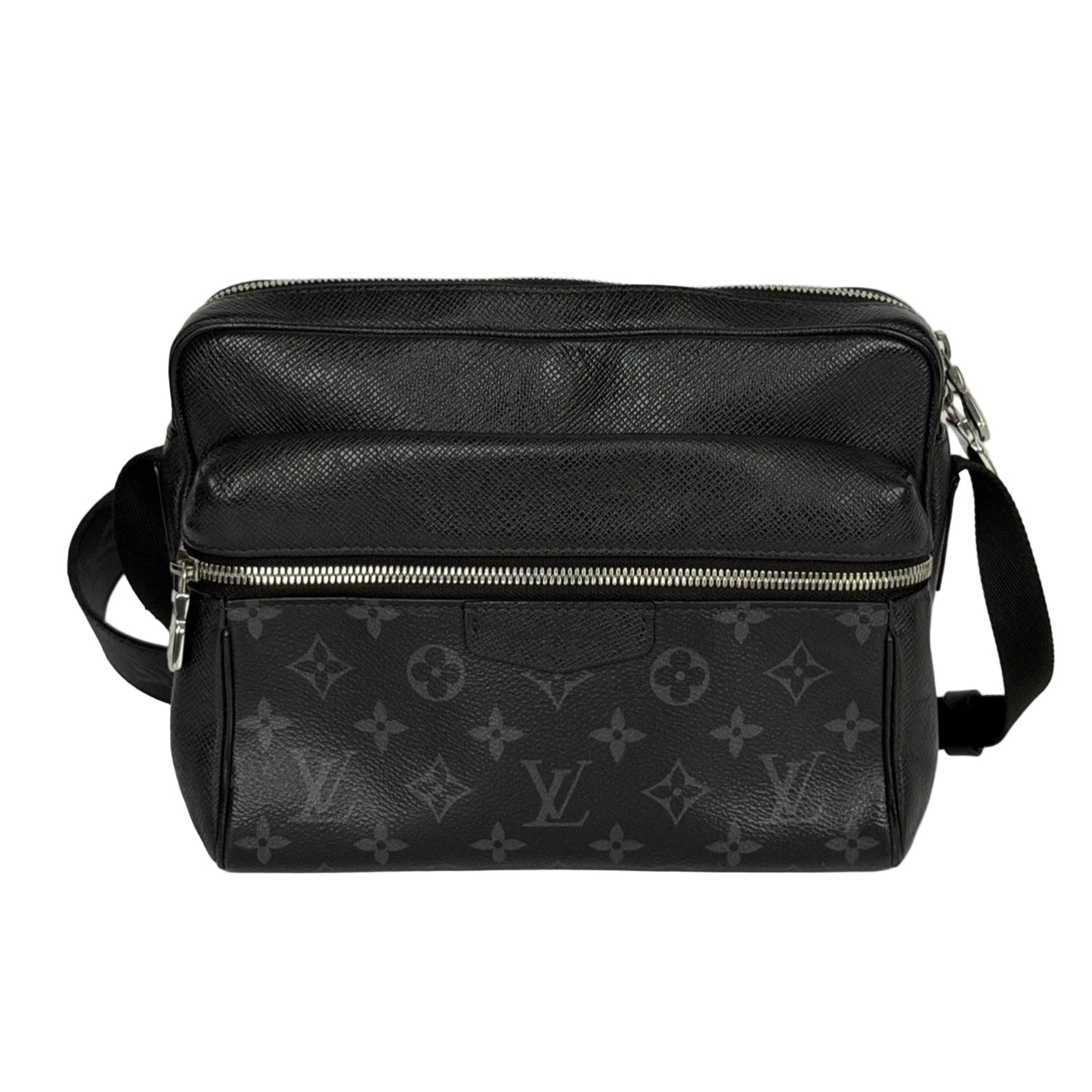 Louis Vuitton Monogram Eclipse Taigarama Outdoor Messenger Bag in Black S-05