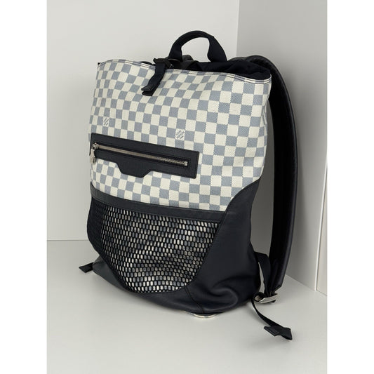 Louis Vuitton Damier Taiga Match Point Backpack White & Navy