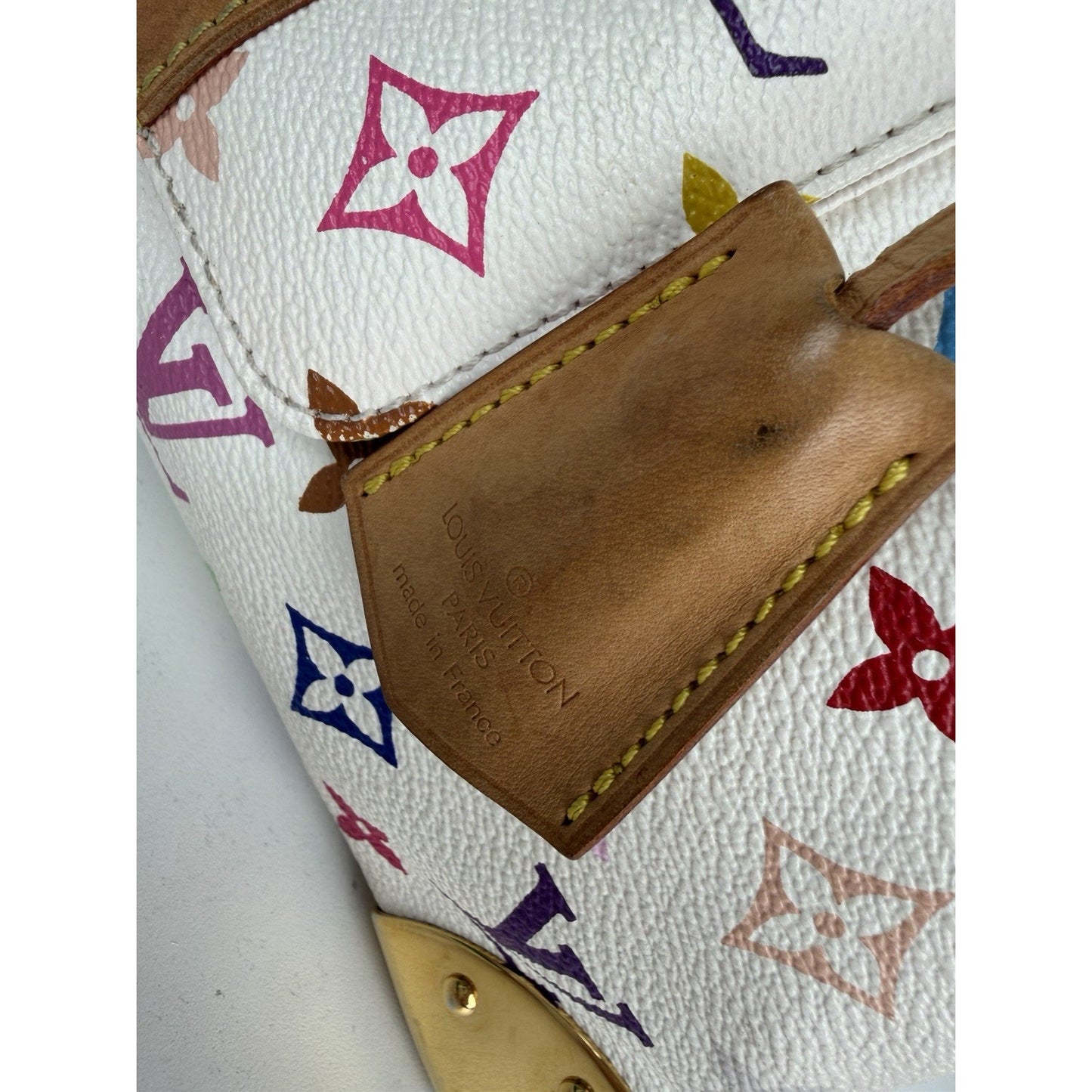 Louis Vuitton x Takashi Murakami Speedy Bag 30 in Monogram Multicolore 2004 S-08