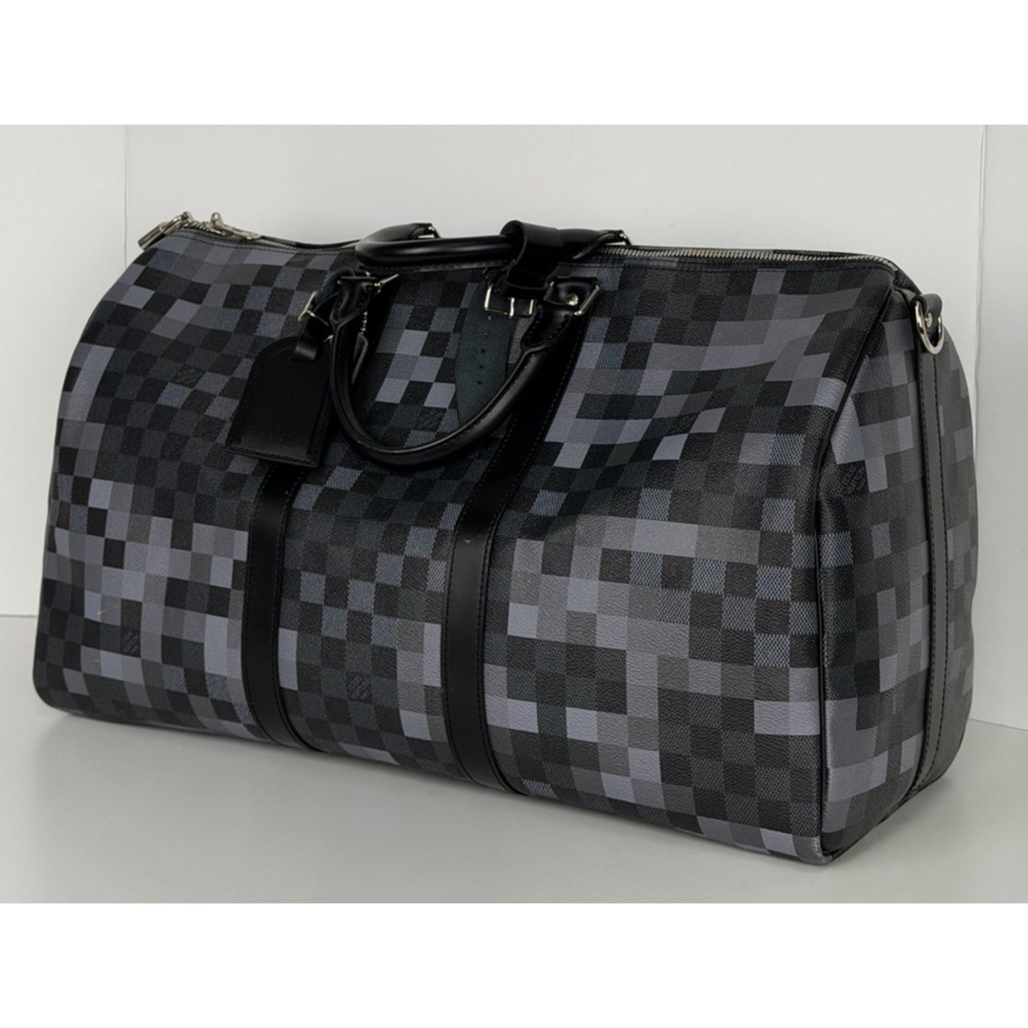 Louis Vuitton Keepall Bandouliere 50 Duffel Bag Gray Damier Canvas (2018)