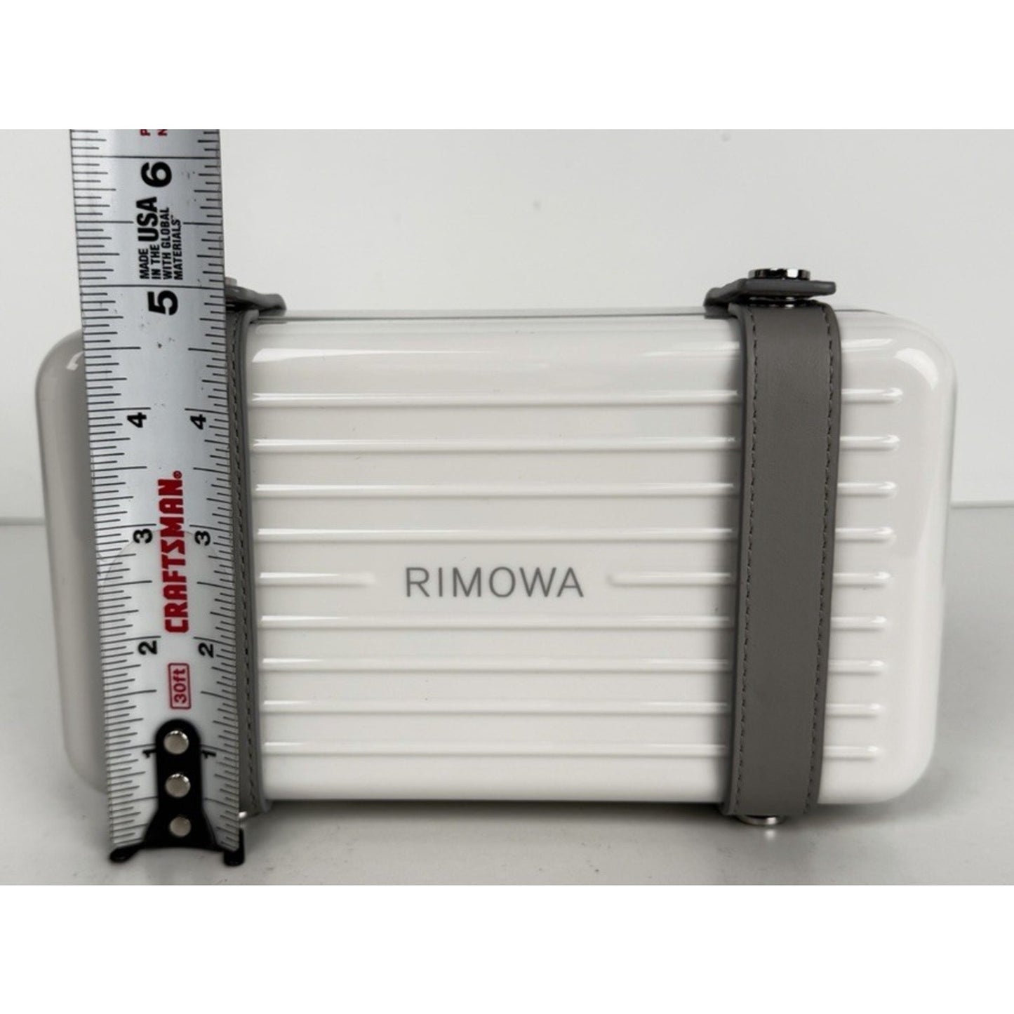 Rimowa Personal Polycarbonate Cross-Body Mini Bag in White S-08