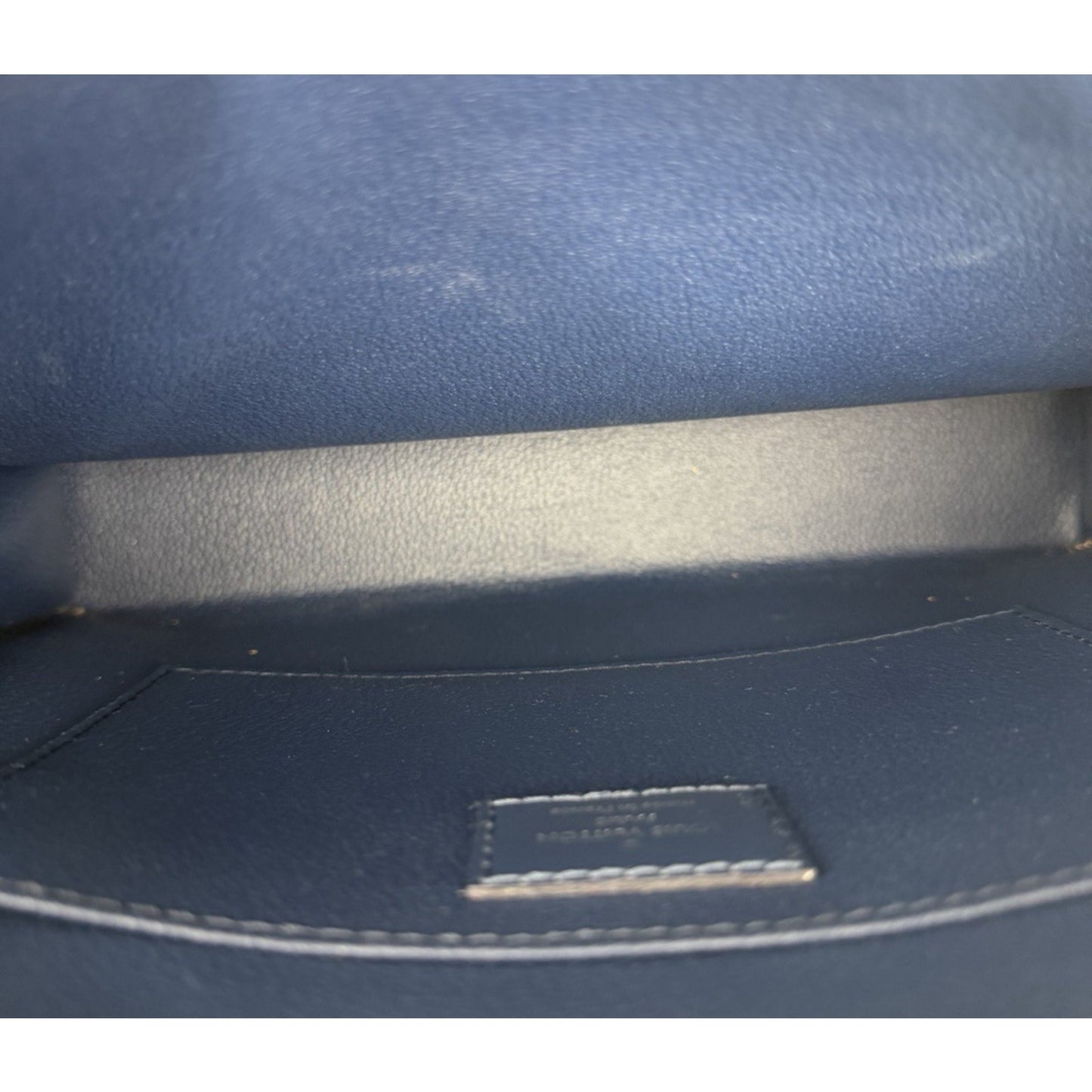 Louis Vuitton Epi Toiletry Pouch Indigo Blue Textured Leather & Sleek 2019 K1