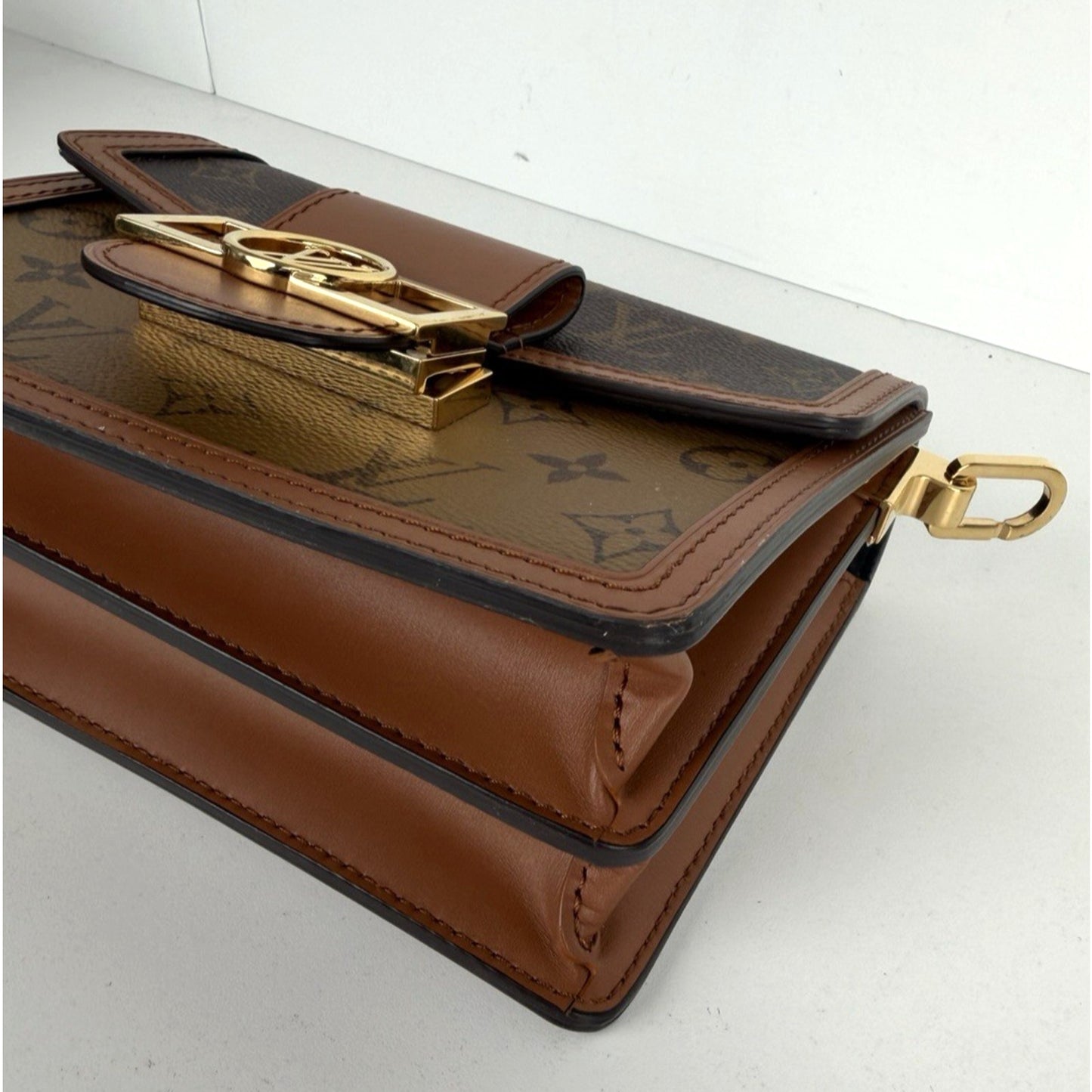 Louis Vuitton Dauphine Shoulder Bag Mini in Reverse Monogram Canvas NFC C-1