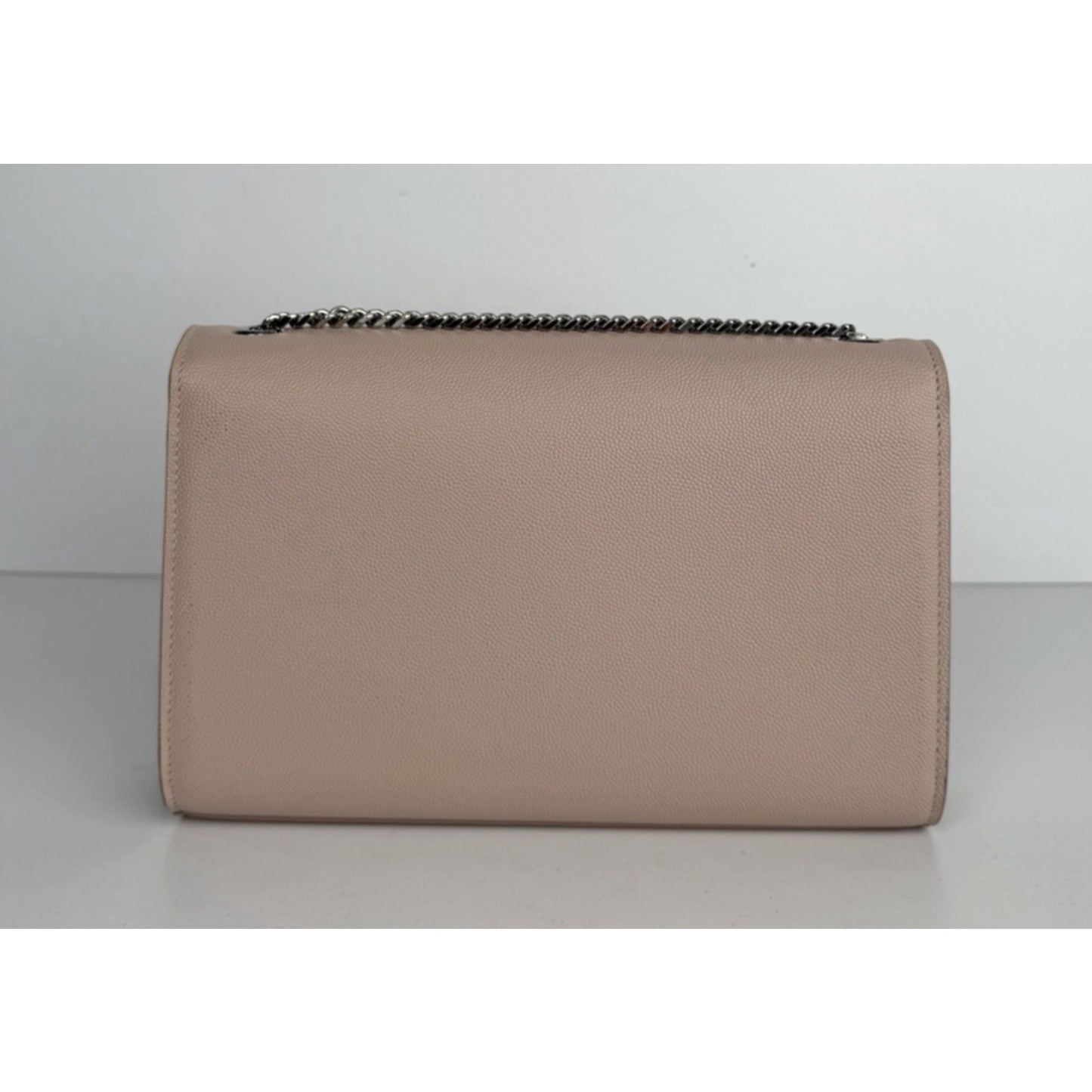 Saint Laurent Kate Shoulder Medium Bag Grained Marble Pink Leather S
