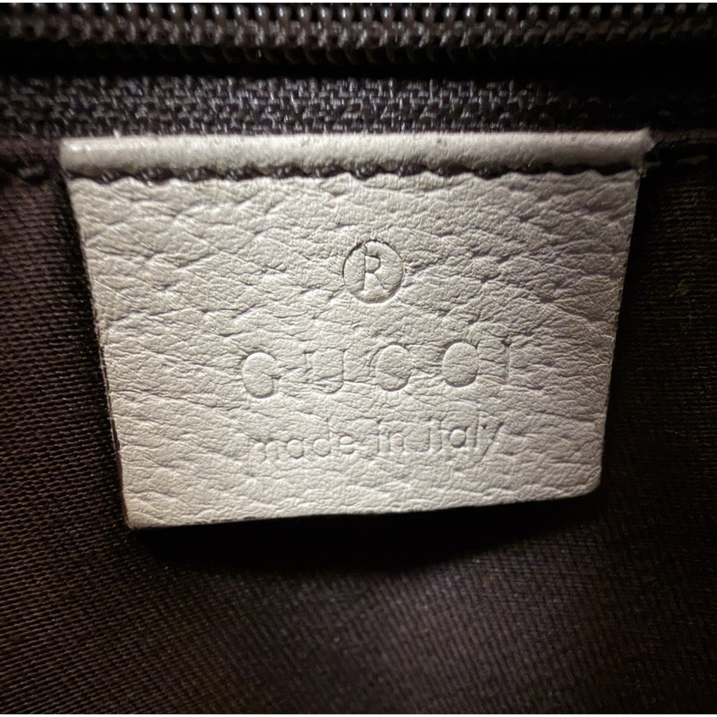 Gucci Abbey Boston Shoulder Bag Small Vintage in Brown GG Monogram Canvas S05