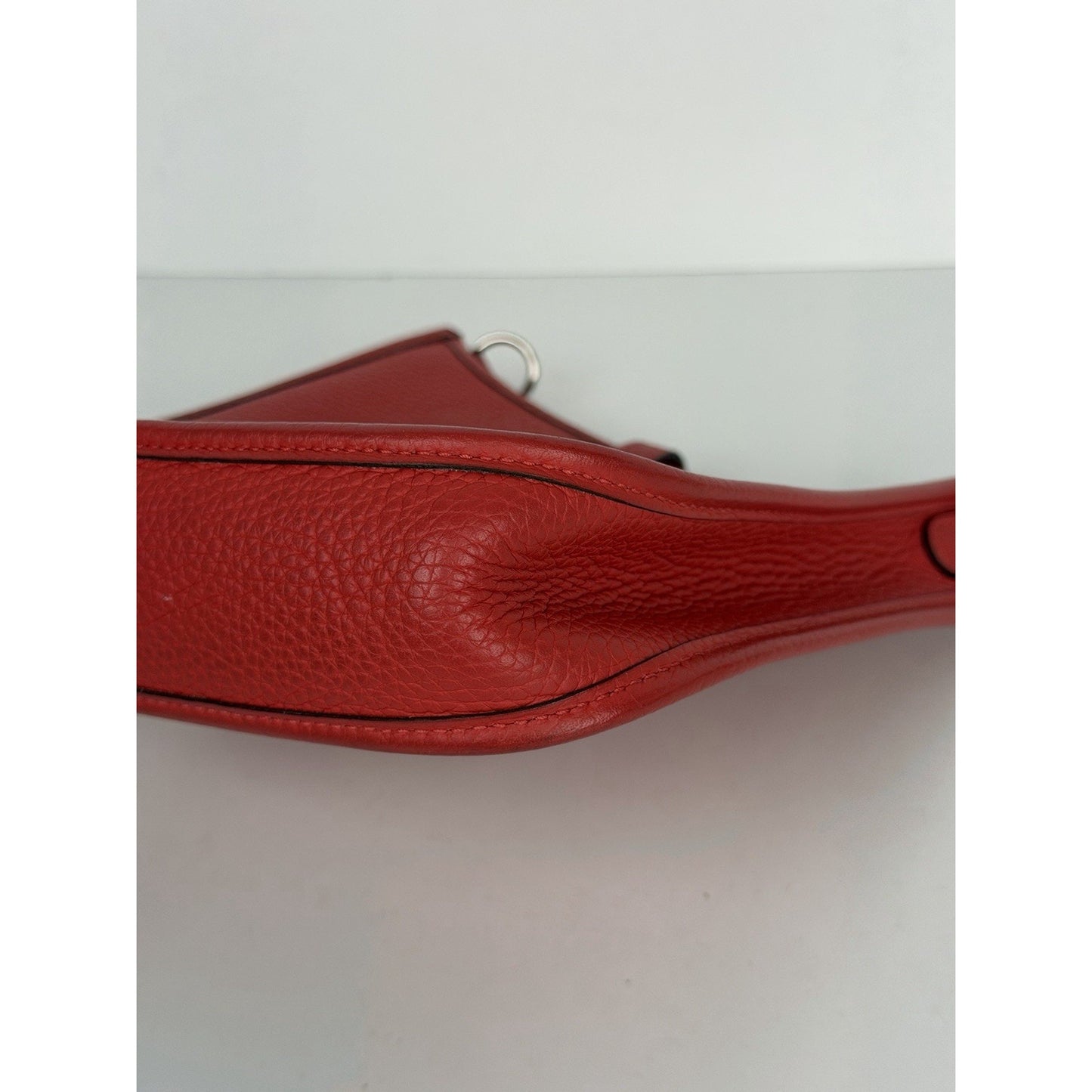 Hermes Evelyne TPM 16 Bag in Red Taurillon Clemence Leather 2015 C1