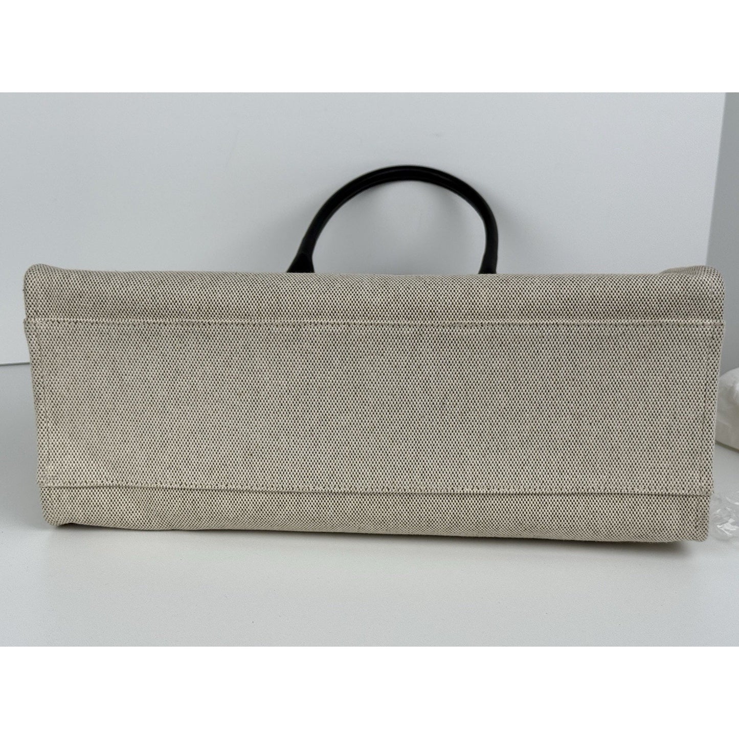 VERSACE La Medusa Beige canvas LARGE TOTE BAG