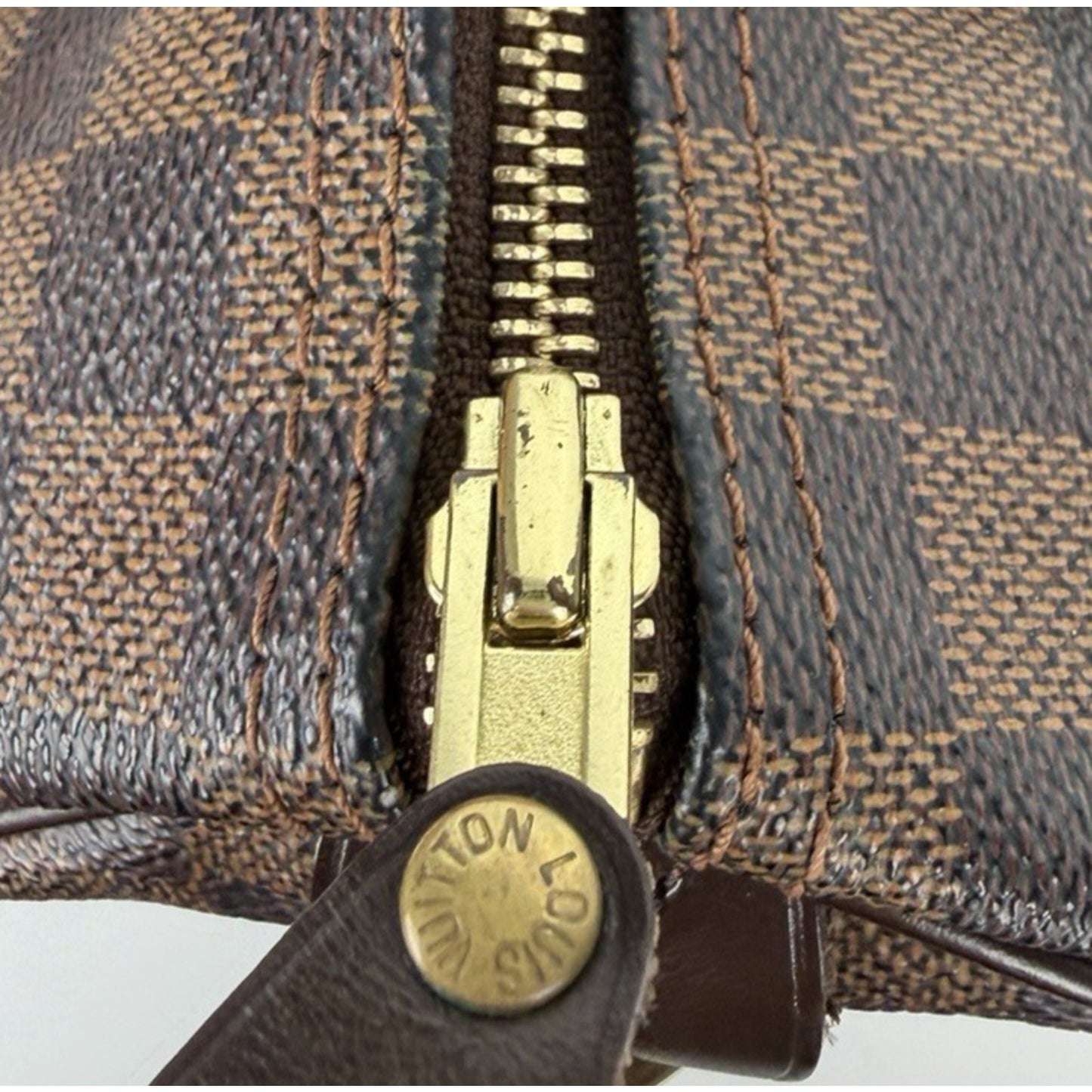 Louis Vuitton Speedy 30 Damier Ebene Top Handle Bag (2007) S14