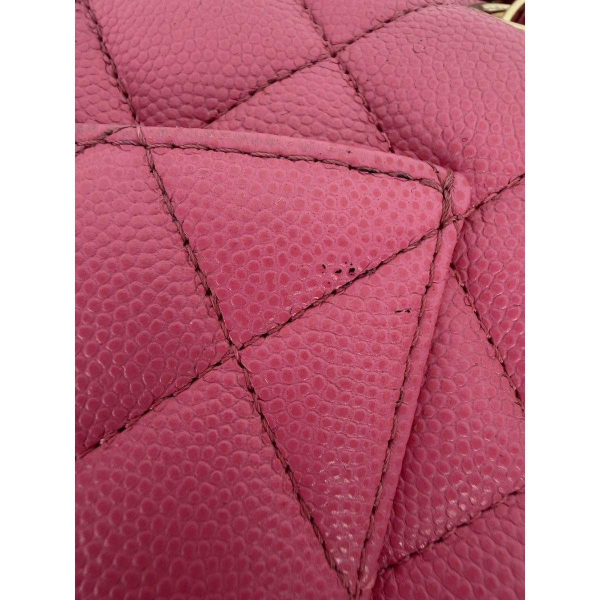 Chanel Classic Double Flap Shoulder Bag Medium in Pink Caviar Leather 2019 YE-1