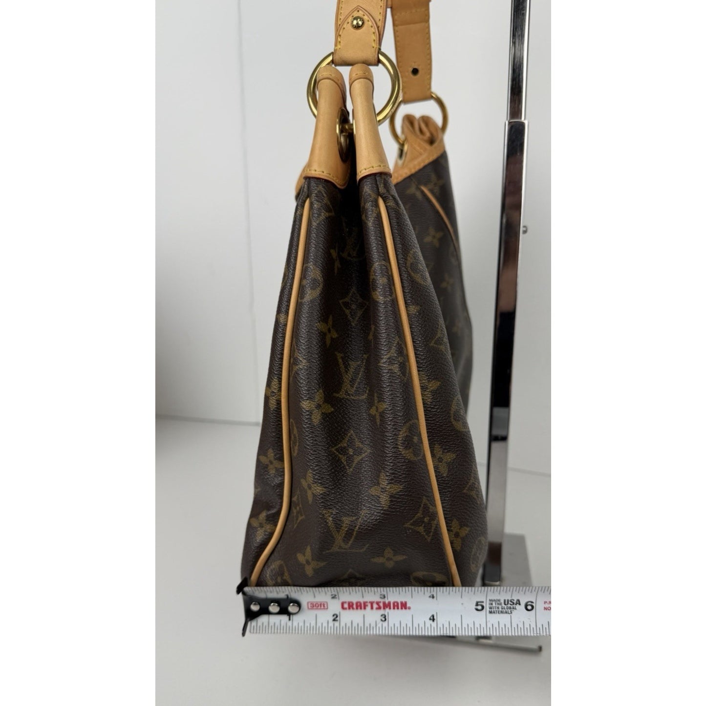 Louis Vuitton Galliera PM Bag in Brown Iconic Monogram Coated Canvas 2009 S09