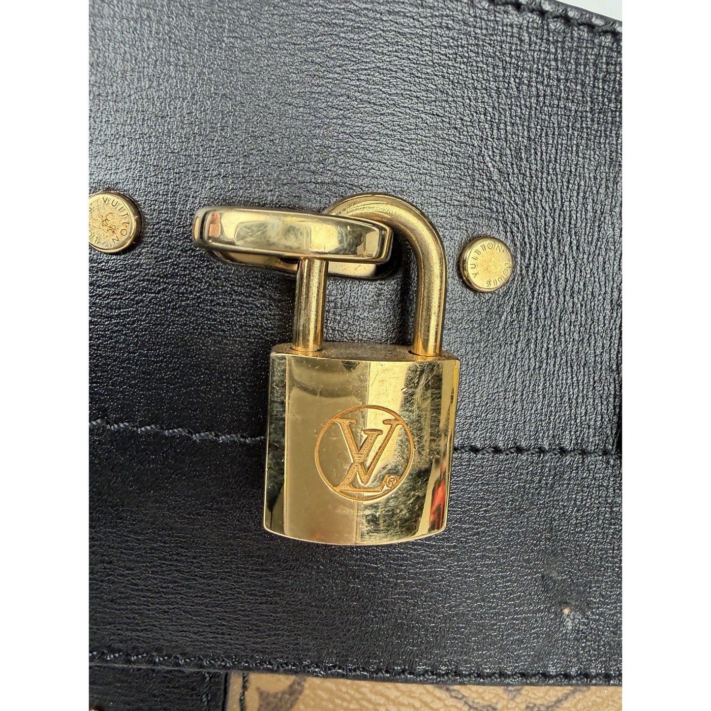 Louis Vuitton Night Light City Steamer MM Handbag in Black/Brown/Gold 2017 S