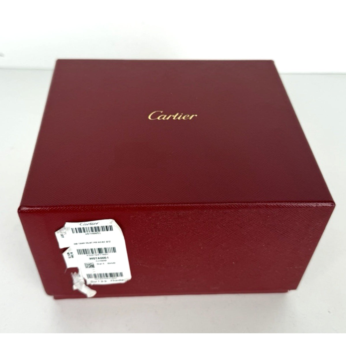 Cartier Santos de Cartier Medium Watch 18K Yellow Gold Bezel Stainless Steel