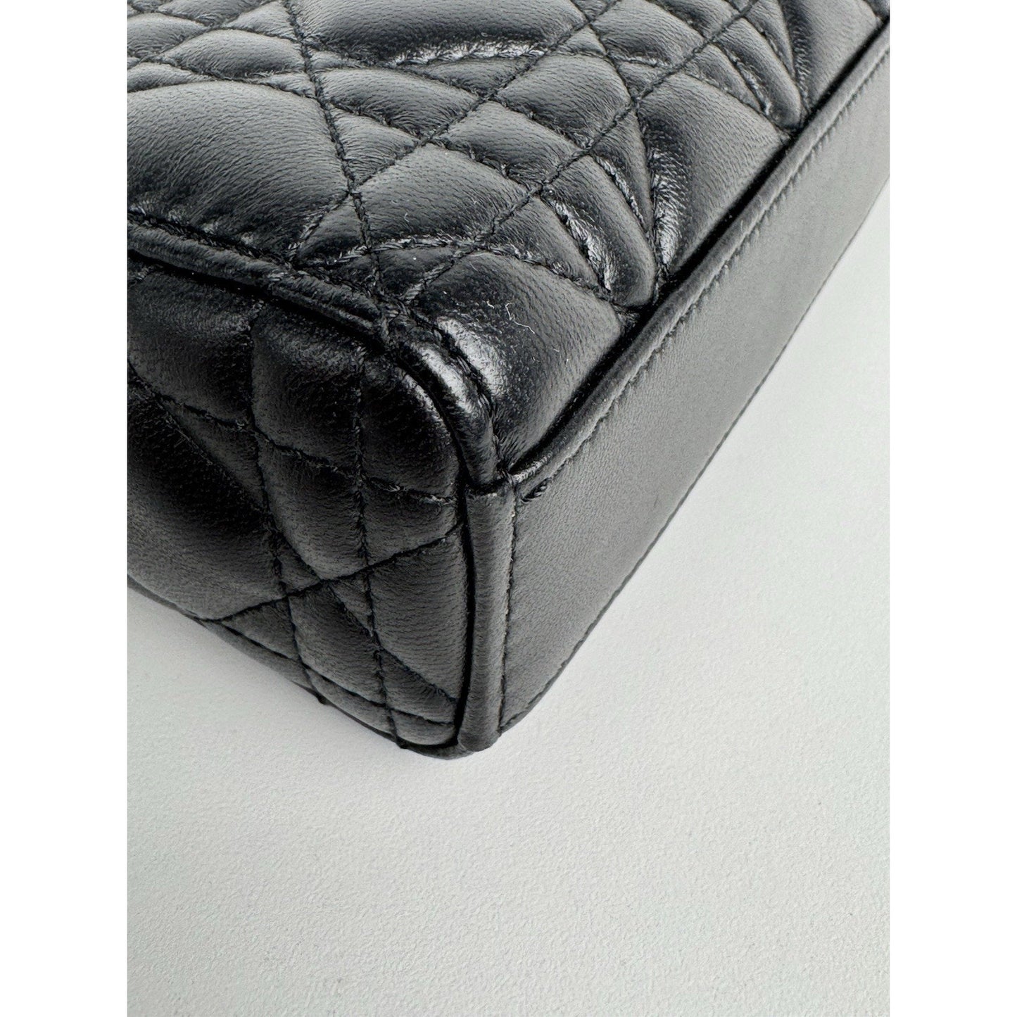 Dior Medium Lady D-Joy Black Quilted Leather Shoulder Bag D-1