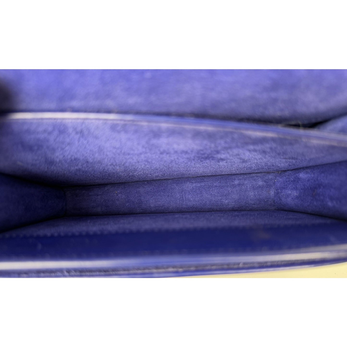LAYAWAY Saint Laurent Patent Crossbody Small Monogram Sunset Bag in Royal Blue C3