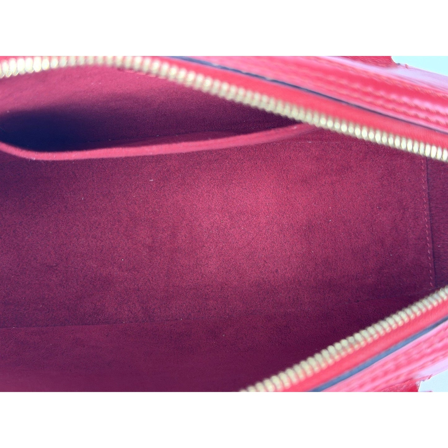 Louis Vuitton Jasmin Top Handle Bag Vintage Castilian Red Epi Leather 1998 S-10