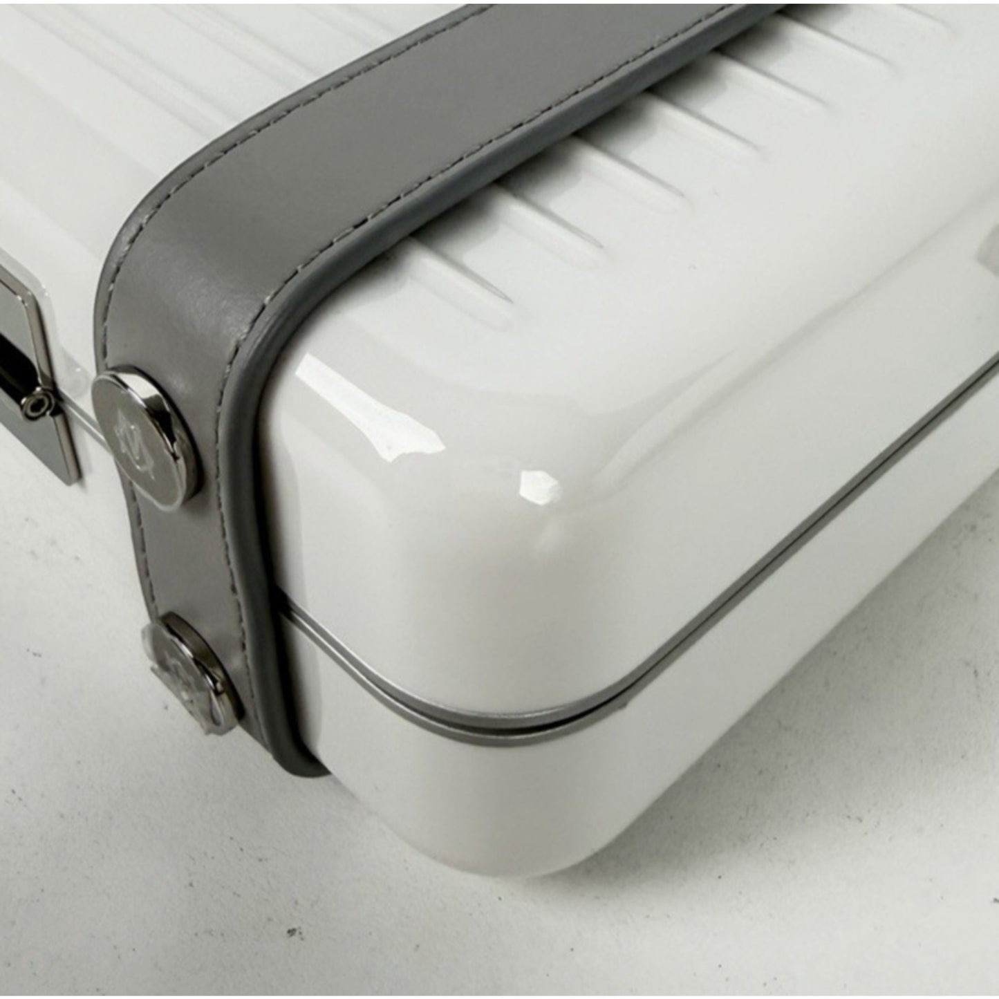 Rimowa Personal Polycarbonate Cross-Body Mini Bag in White S-08