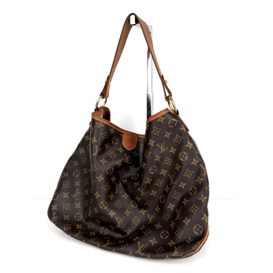Louis Vuitton Delightful Hobo Shoulder Bag MM Brown LV Monogram Canvas 2011 S-03